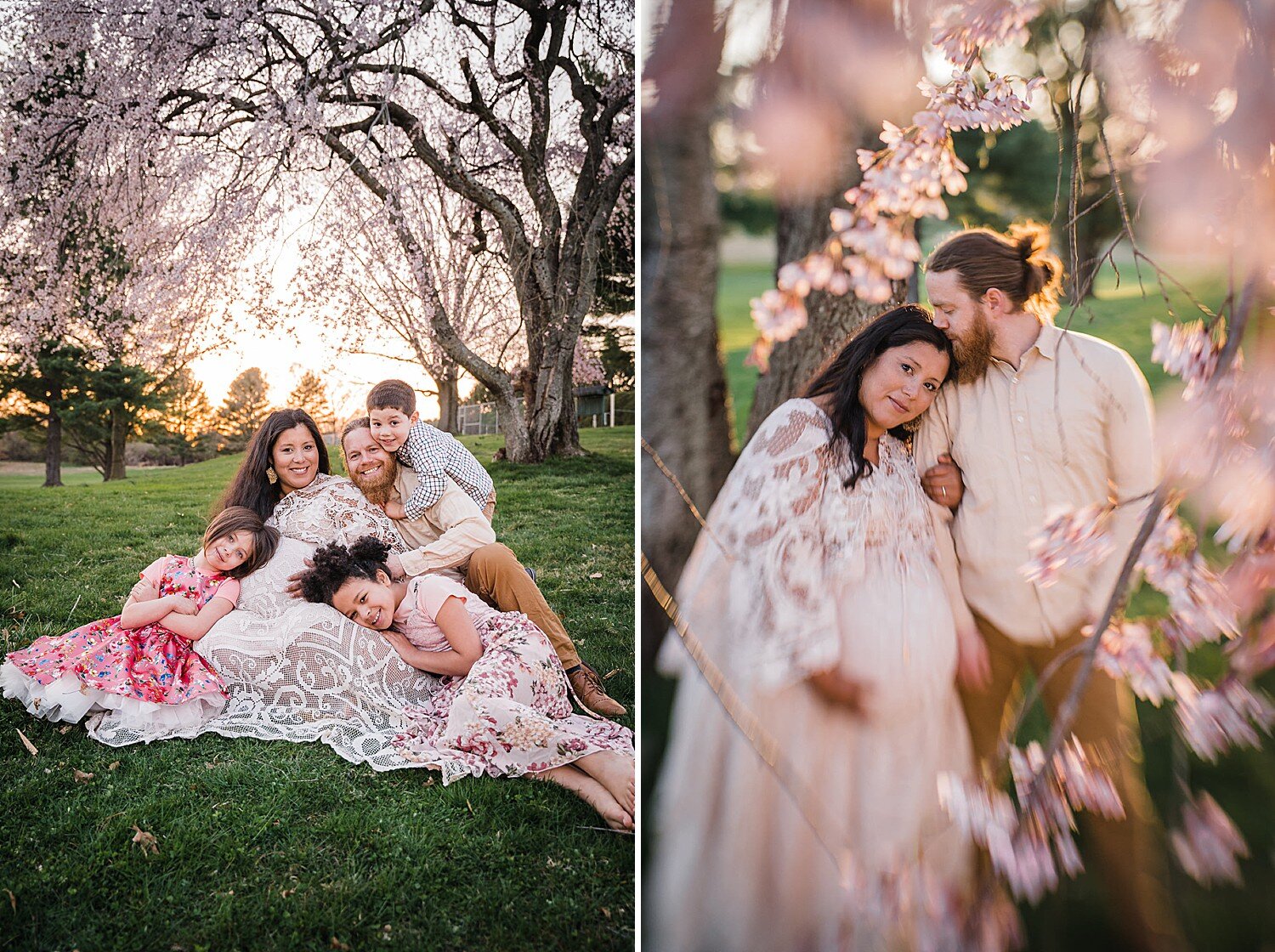 spring maternity session in Lancaster, PA