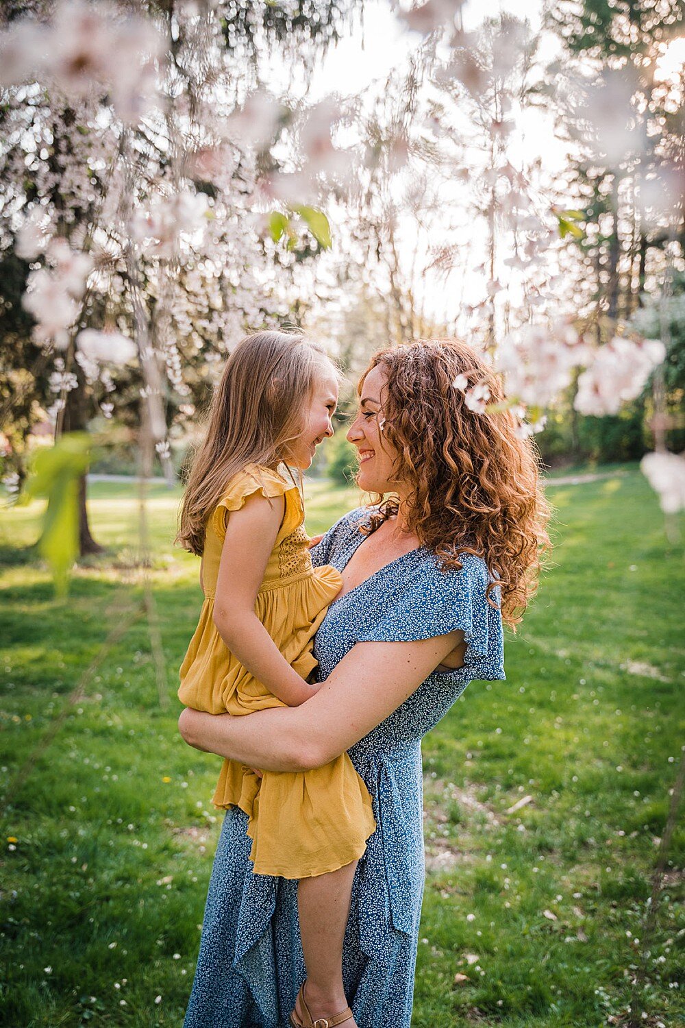 spring mommy and me session