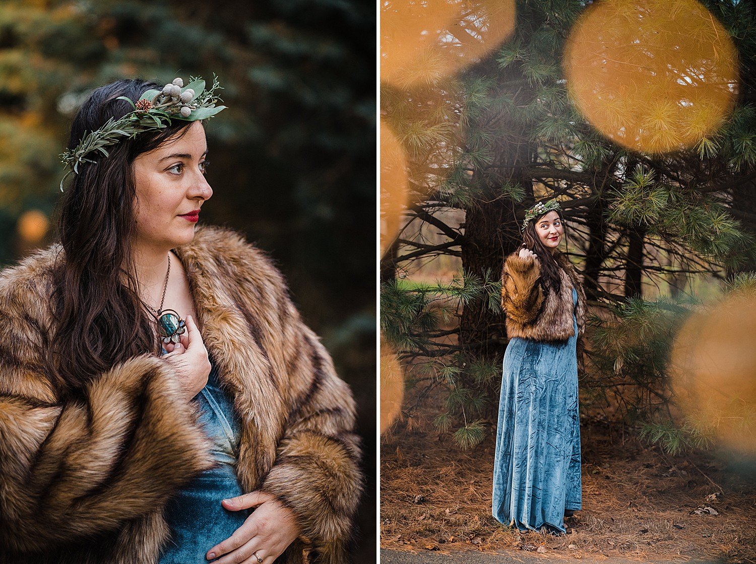 Lancaster winter maternity photo session