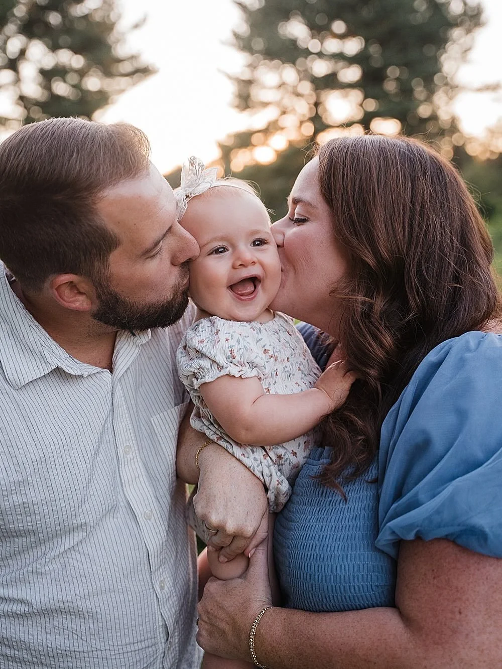 One year milestone sessions are a favorite of mine and this little cutie was a pure delight, and so adored by her family. It won&rsquo;t be long until it&rsquo;s too chilly for creek stomping and I&rsquo;m so glad we fit in a few creek photos at the 