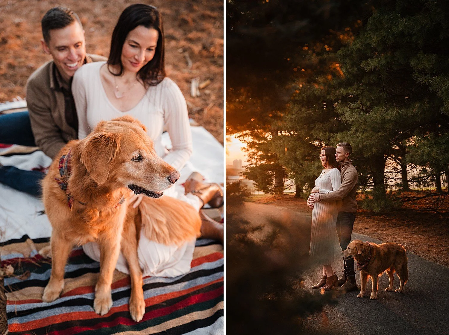 Lancaster winter maternity photo session 