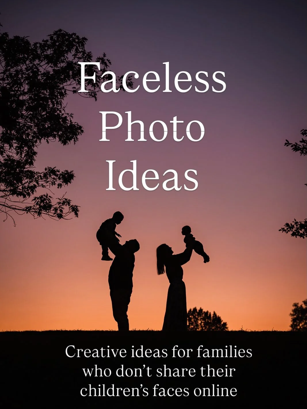 Which faceless photo is your favorite?
I will always be respectful of those who choose not to share their children&rsquo;s photos online. 

Here are some of my favorite ways to tell a story in photographs without showing faces:

1. Photograph from be