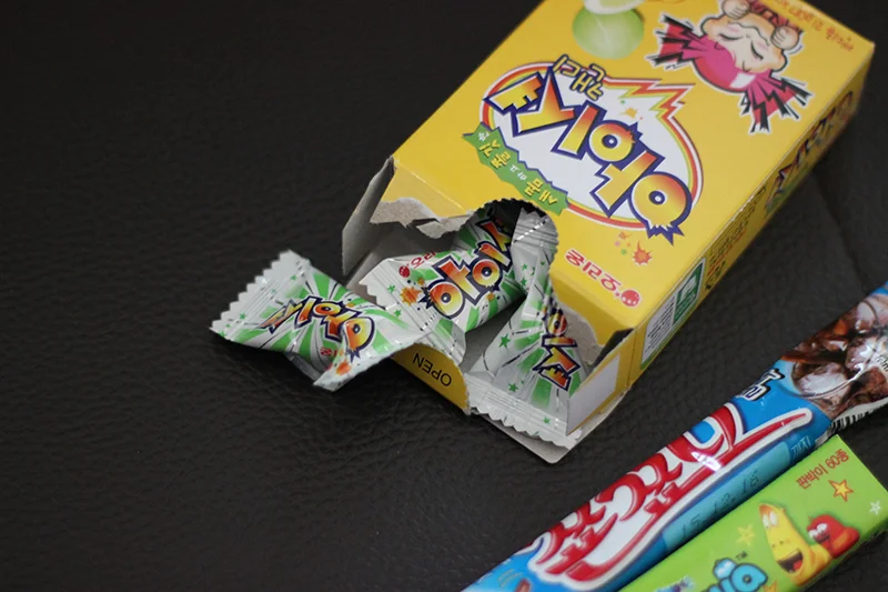 Sour Apple Balls opening