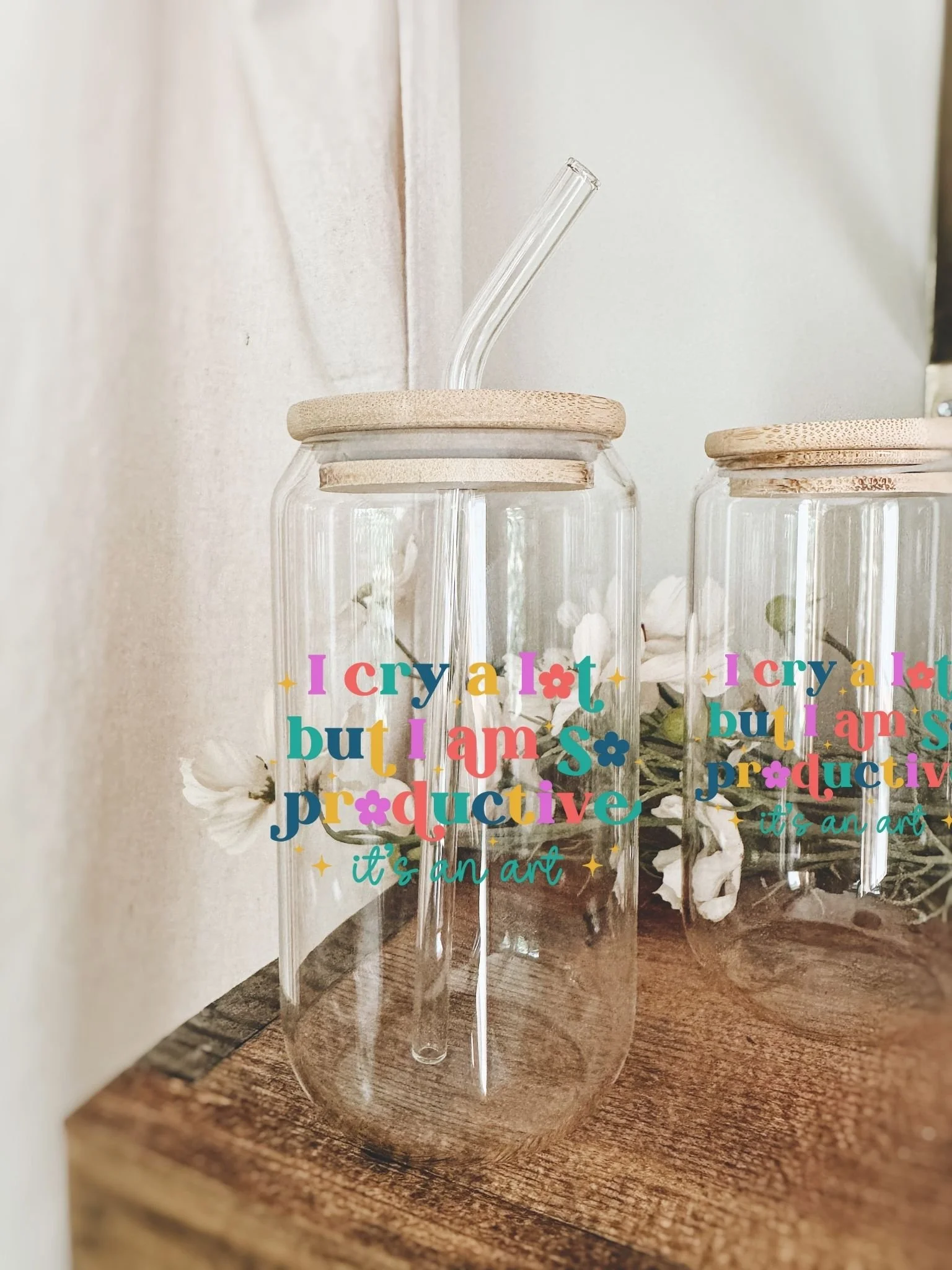 friendship gift glass coffee cup