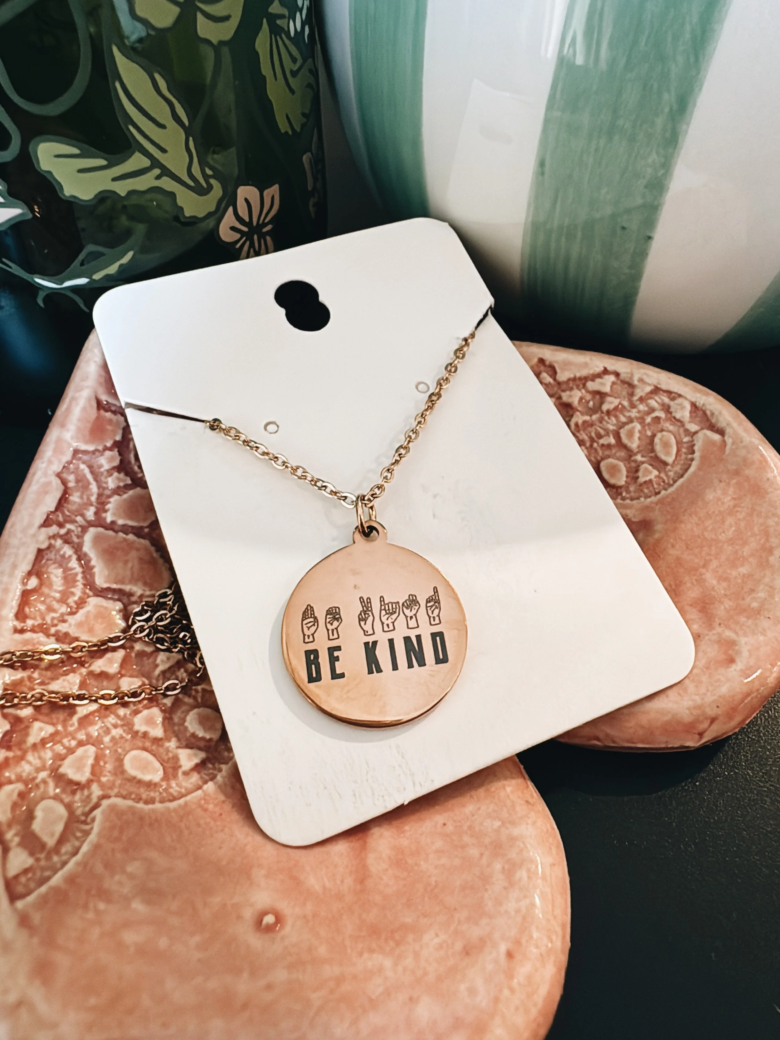 als be kind necklace gift
