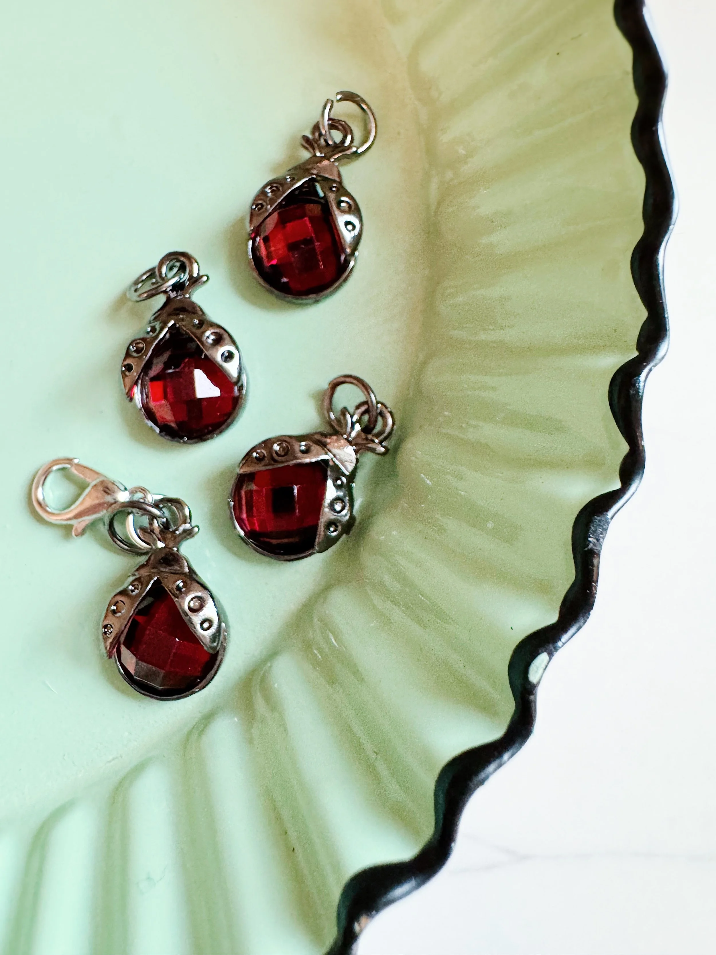 Red Ladybug Clip-On Charm