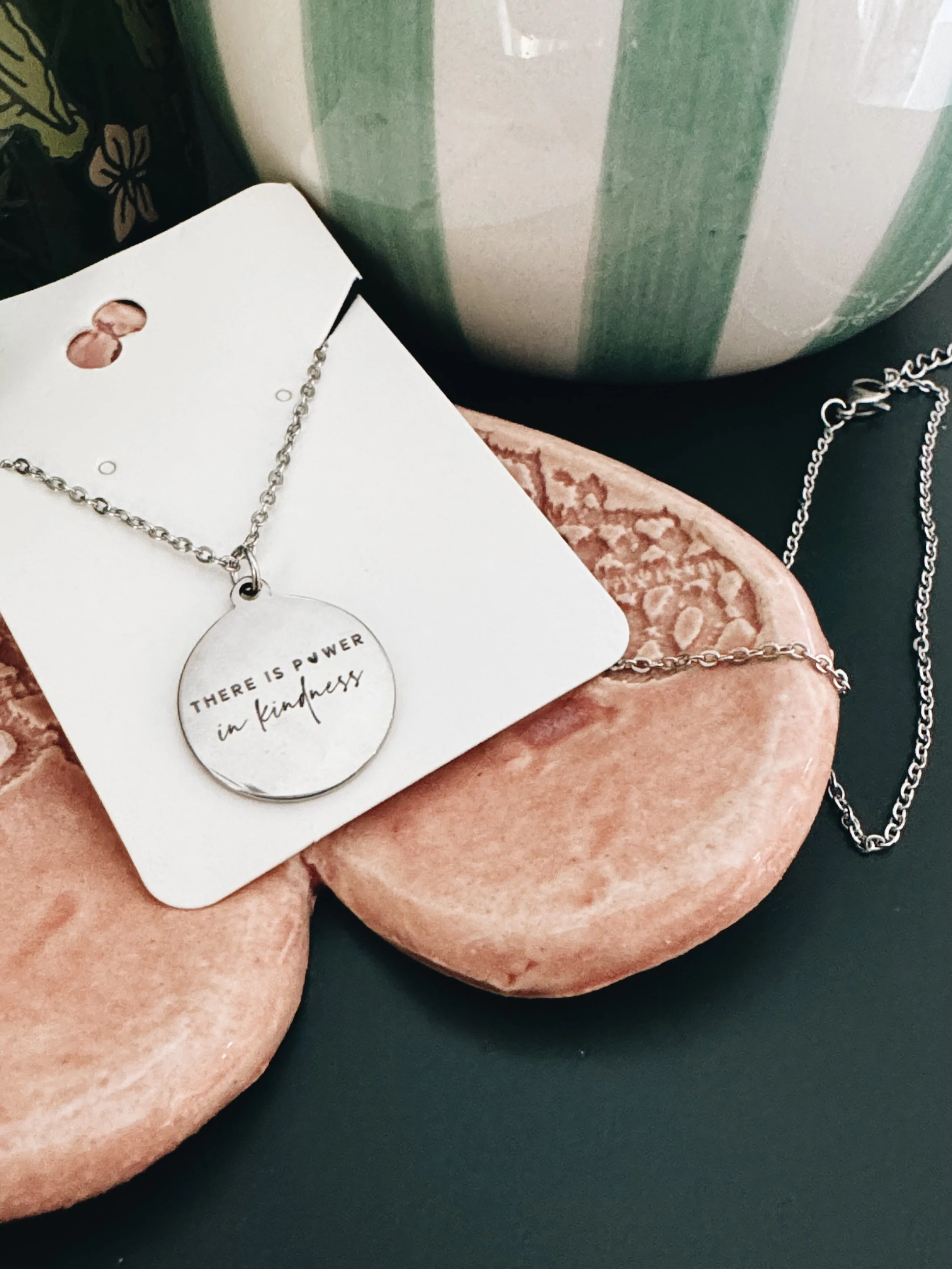 Meaningful engraved necklace