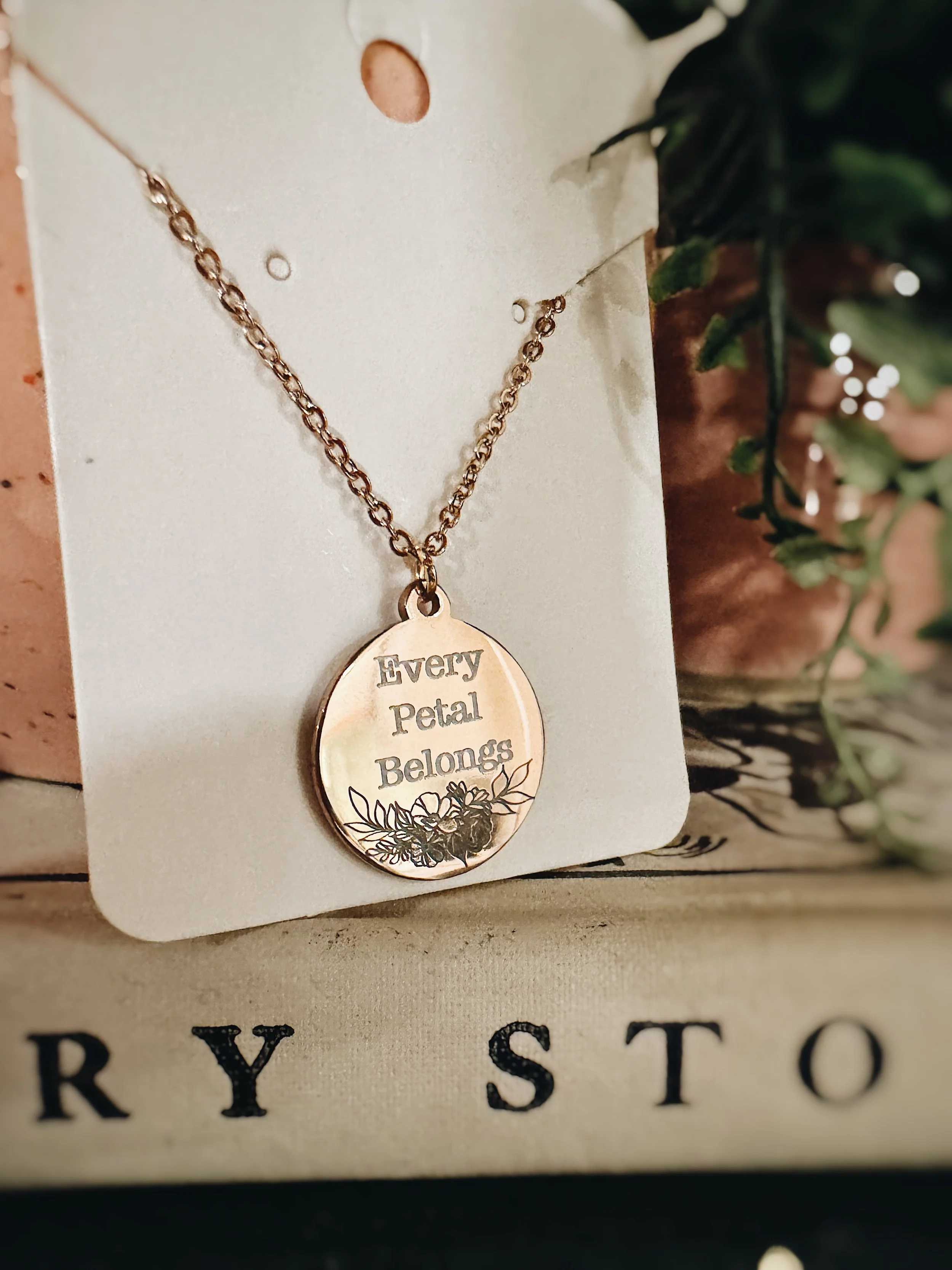engraved jewelry encouragement gift