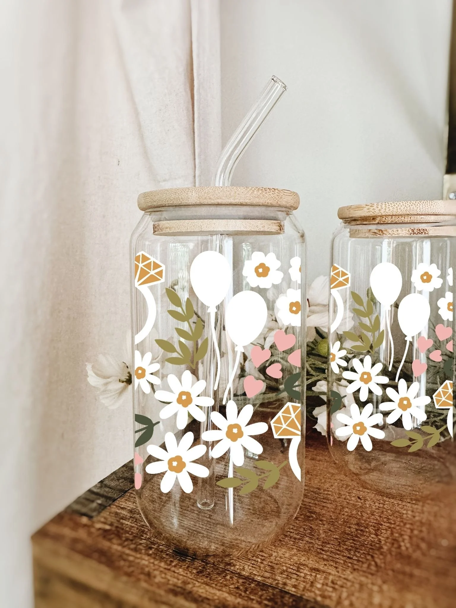 wedding glass latte cup gift idea
