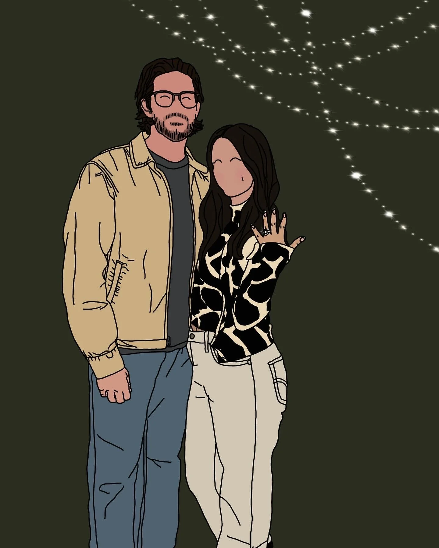 Colored Custom Portrait