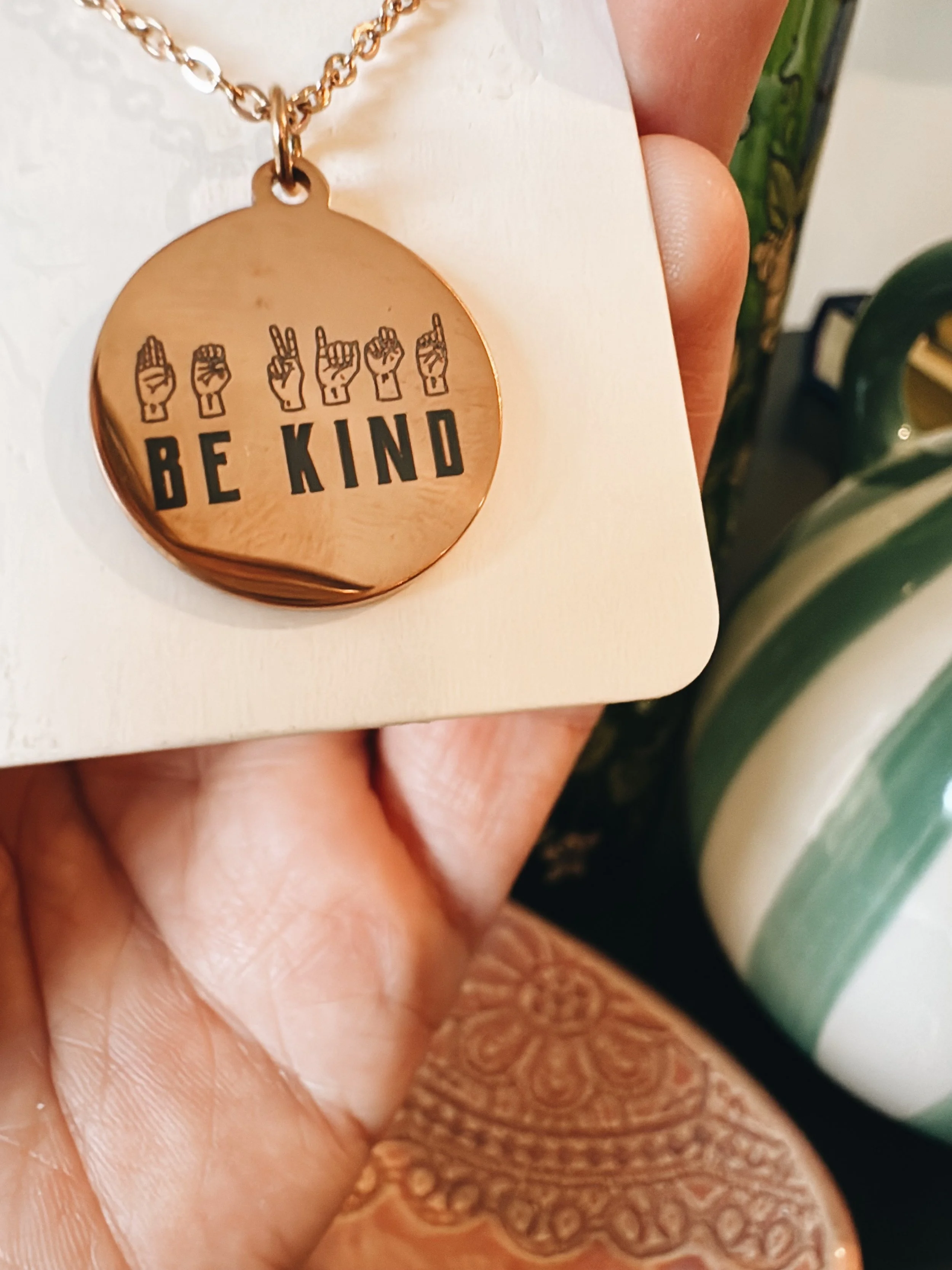 kindness teacher necklace