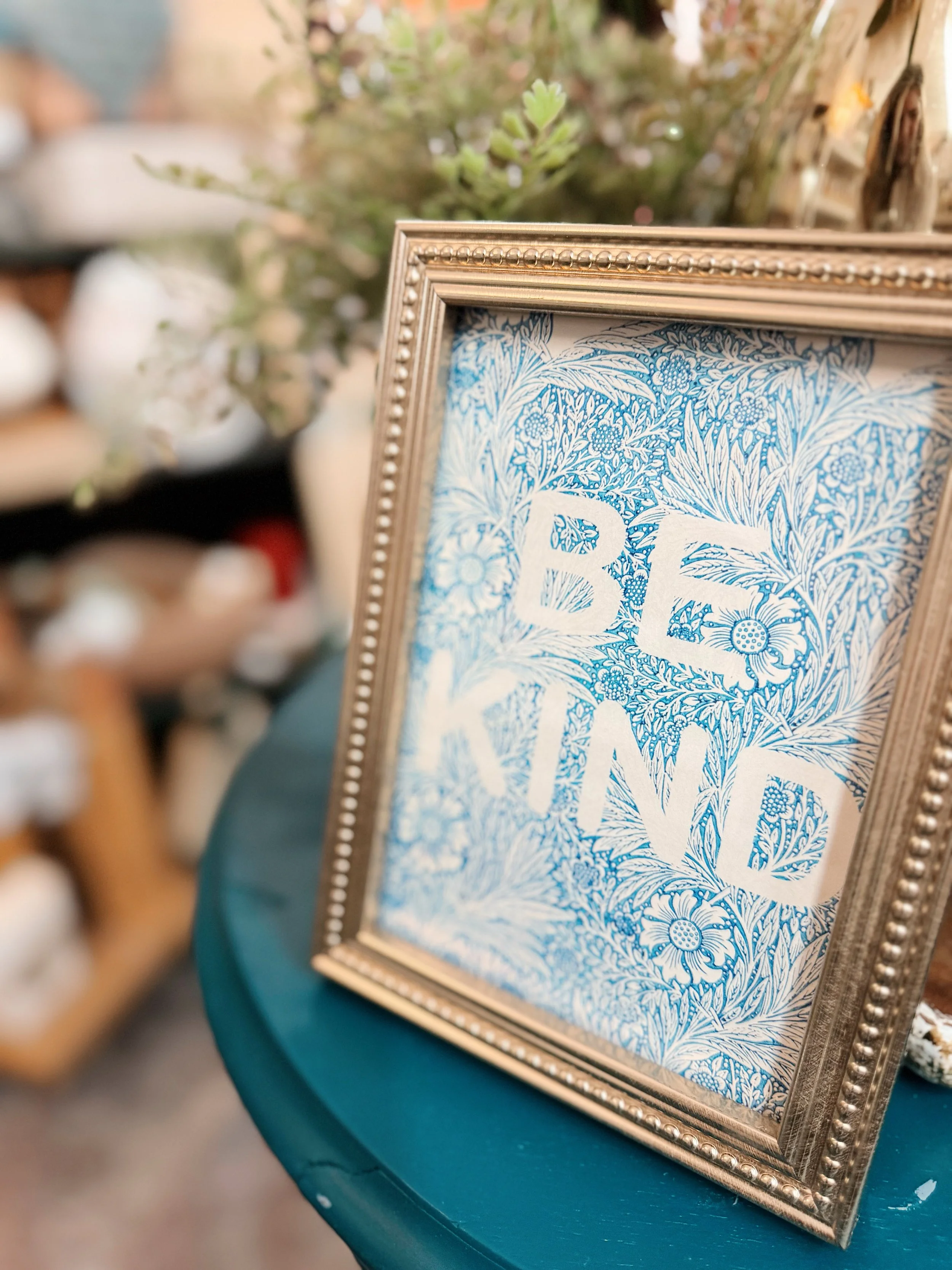 kindness message kids room wall art