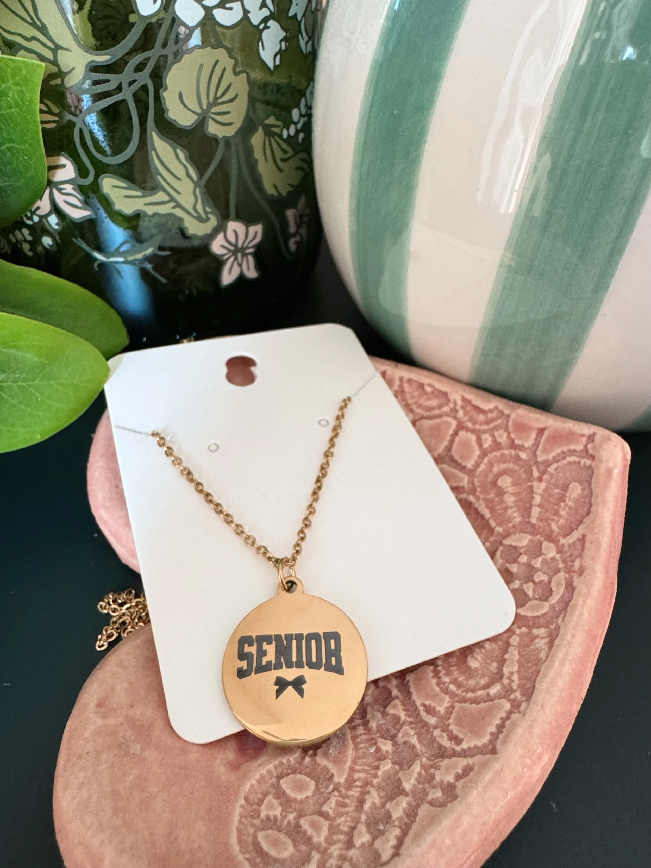 senior necklace graduation gift