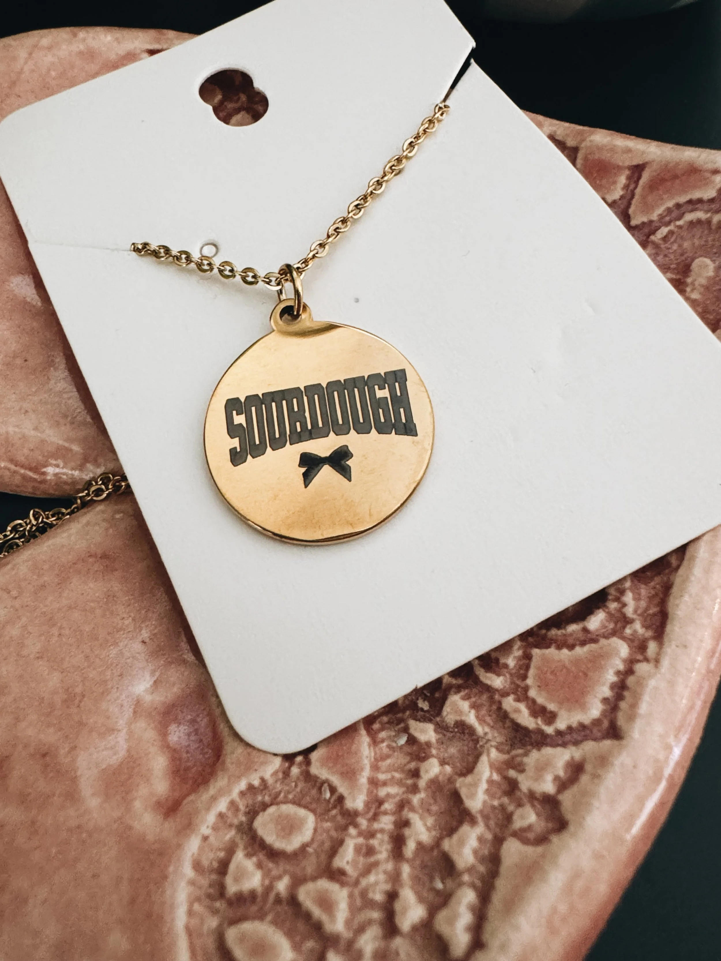 sourdough bakers necklace
