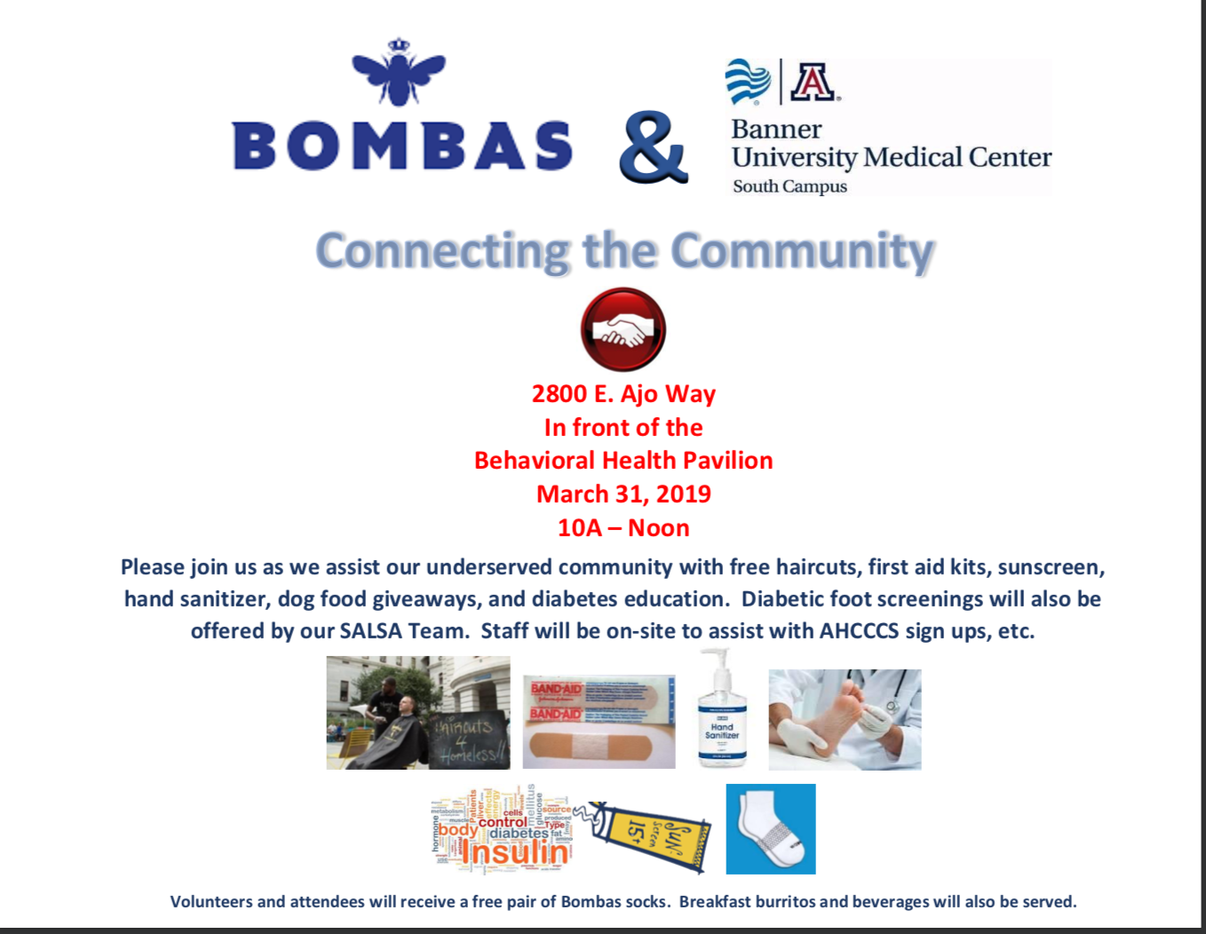 Bombas And Banner Connecting The Community The Mobile Medicats