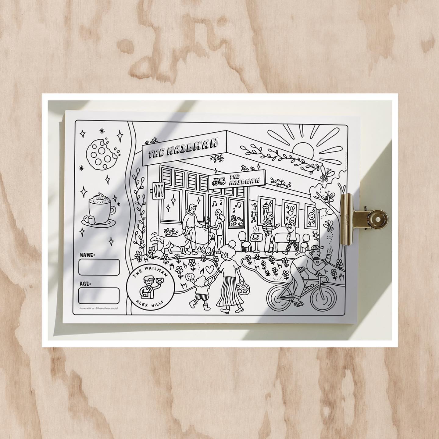 new illustration project out in the world 💃🏻 @themailman.social x @studiofrockled colouring-in

finished my bachelor degree + currently updating my website portfolio - books are back open for freelance work + commissions! 

more at www.frockled.com