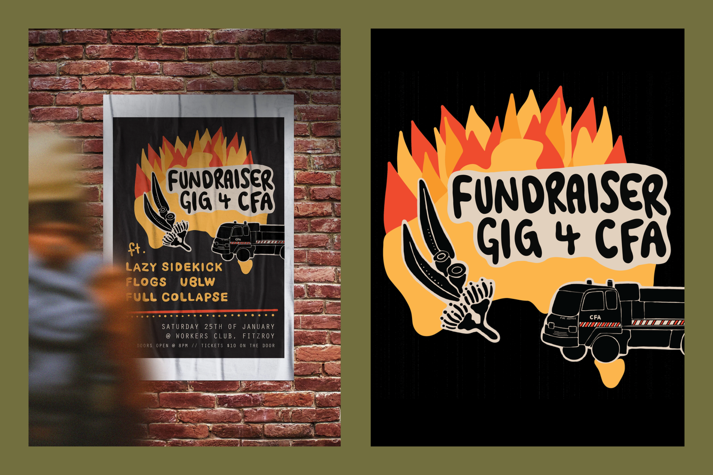 CFA Fundraiser Gig Poster