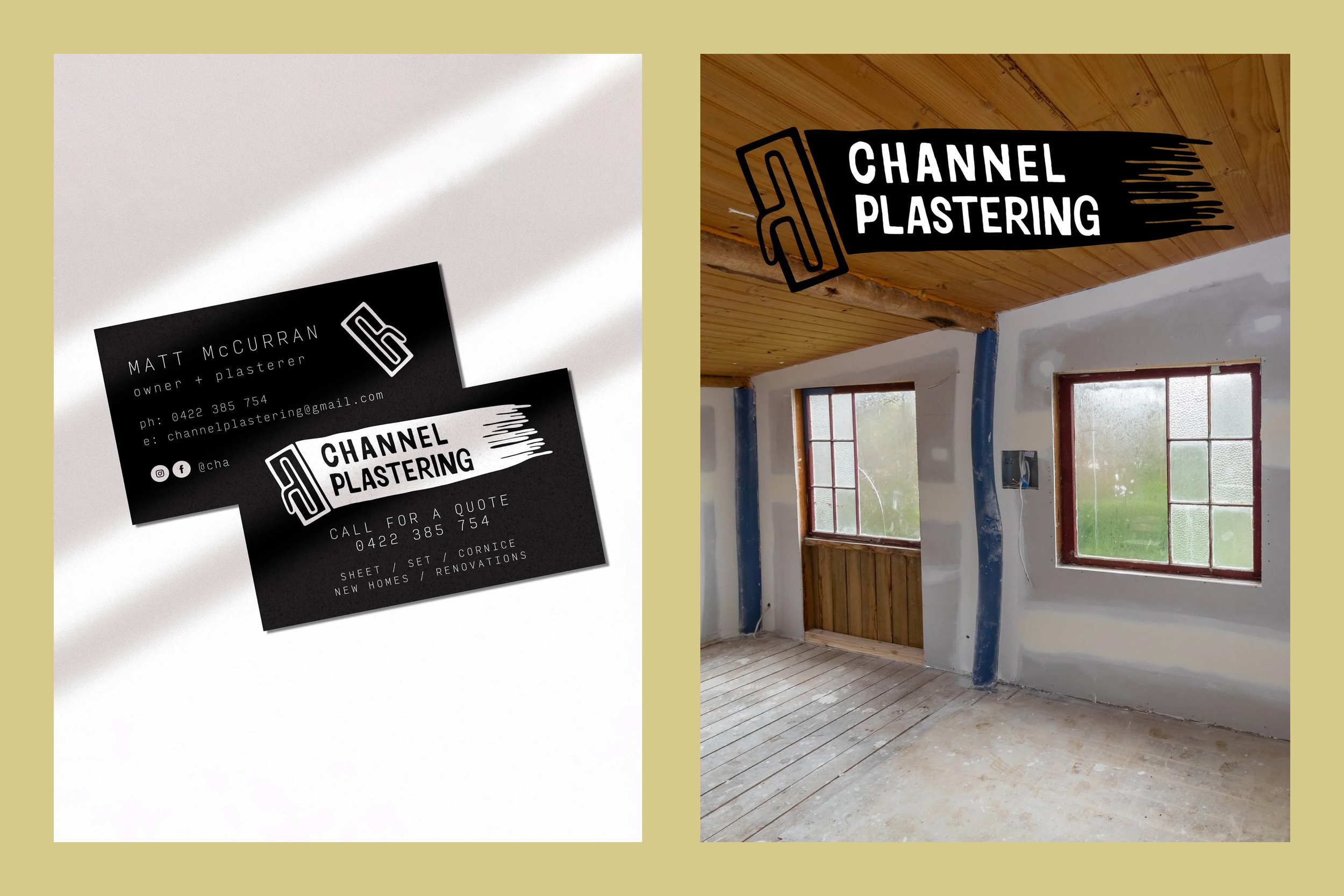 Channel Plastering Brand Identity