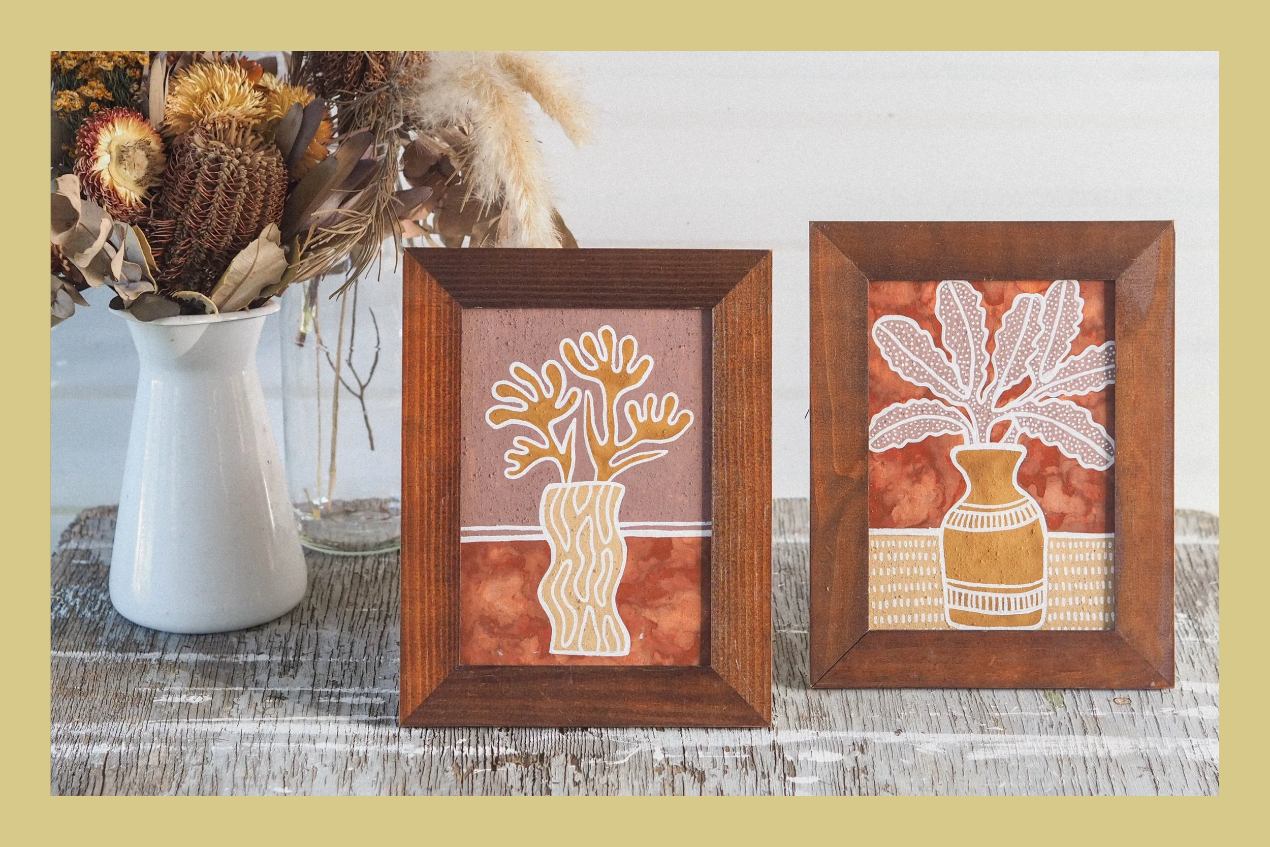 Natural Earth Pigment Paintings