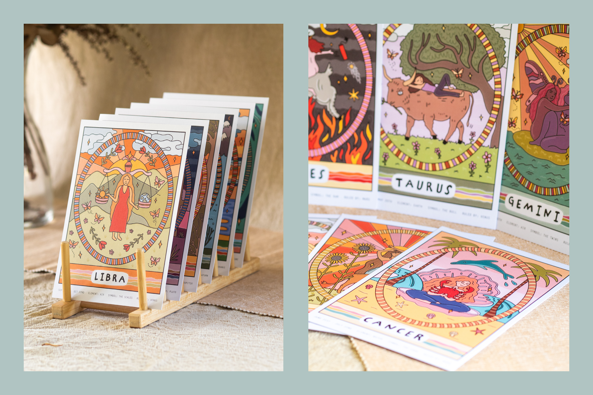 The Zodiac Sisters - Print & Sticker Series