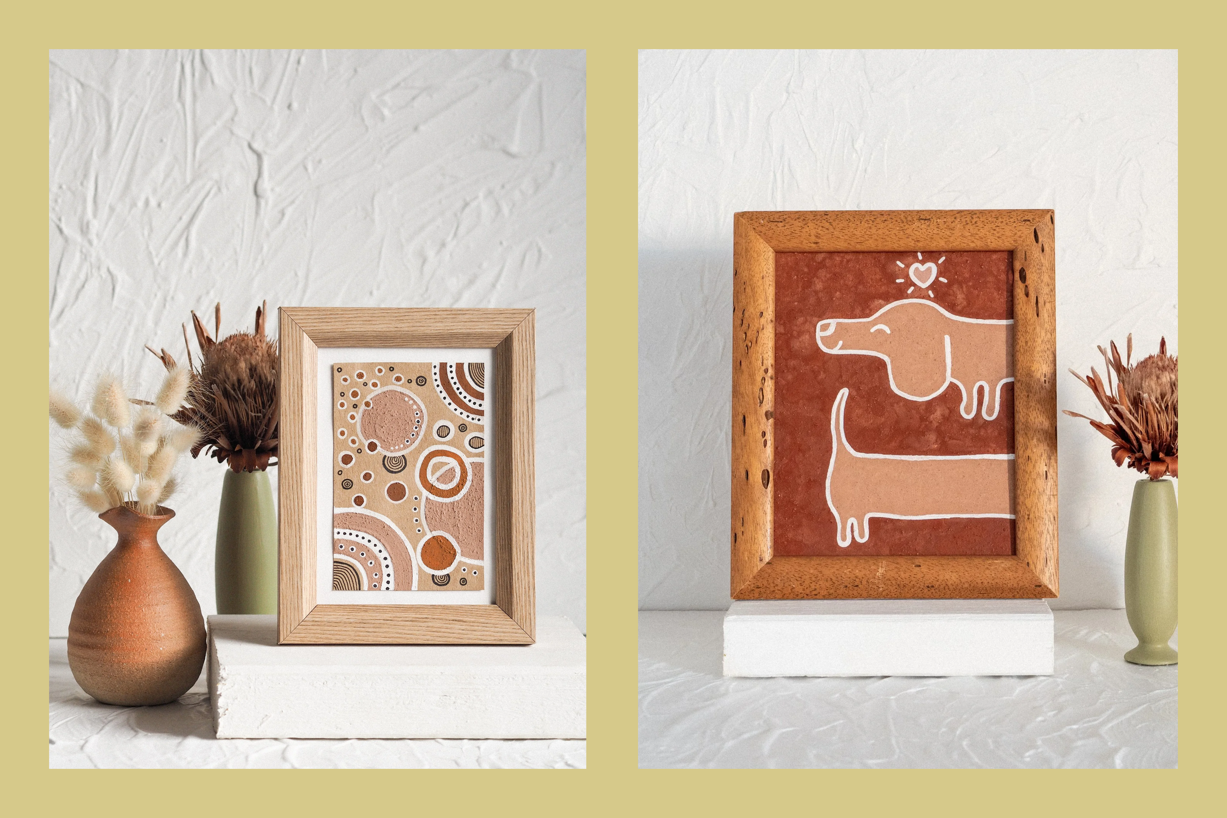 Natural Earth Pigment Paintings