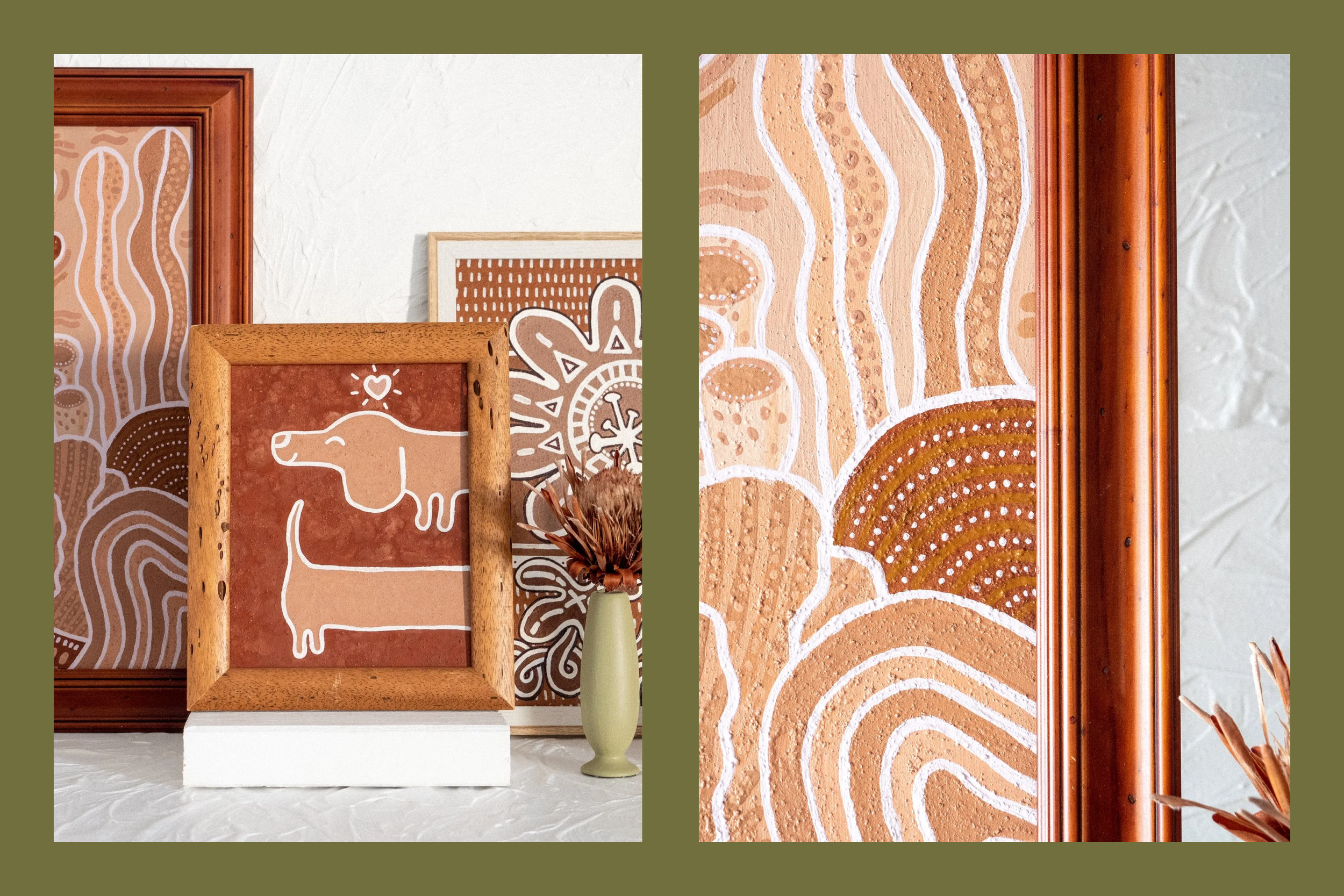 Natural Earth Pigment Paintings