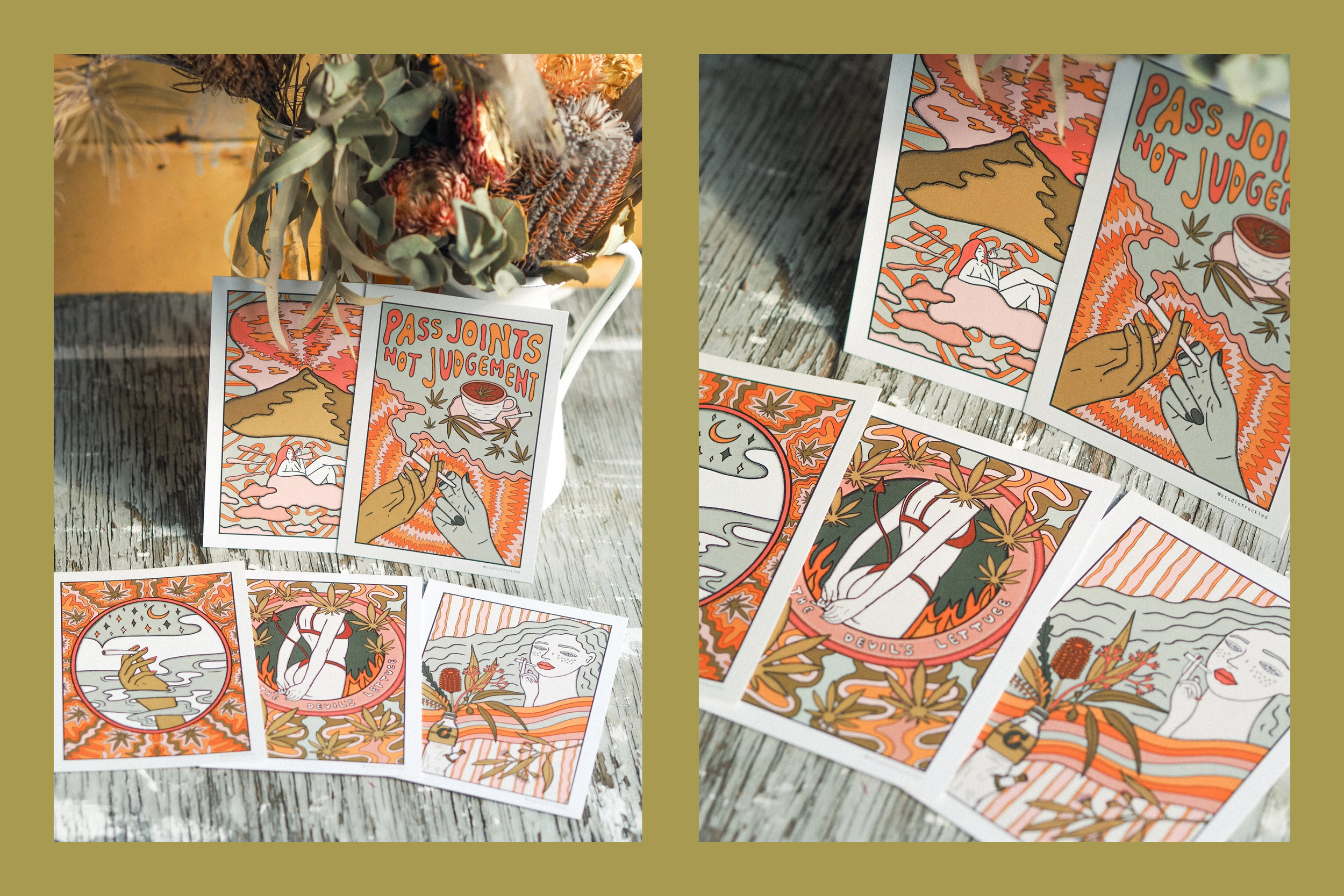 420 Postcard Print Series