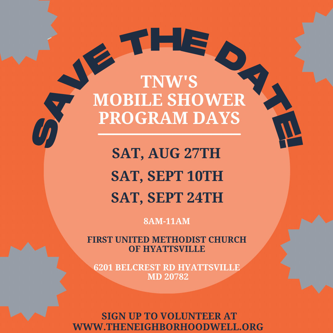 SET YOUR REMINDERS for our upcoming Mobile Shower Program Days! ⏰⏰​​​​​​​​​​​​​​​​
.​​​​​​​​​​​​​​​​
We have a few volunteer spots remaining!​​​​​​​​
.​​​​​​​​
Please share this information with a neighbor in need or anyone who may be interested in b