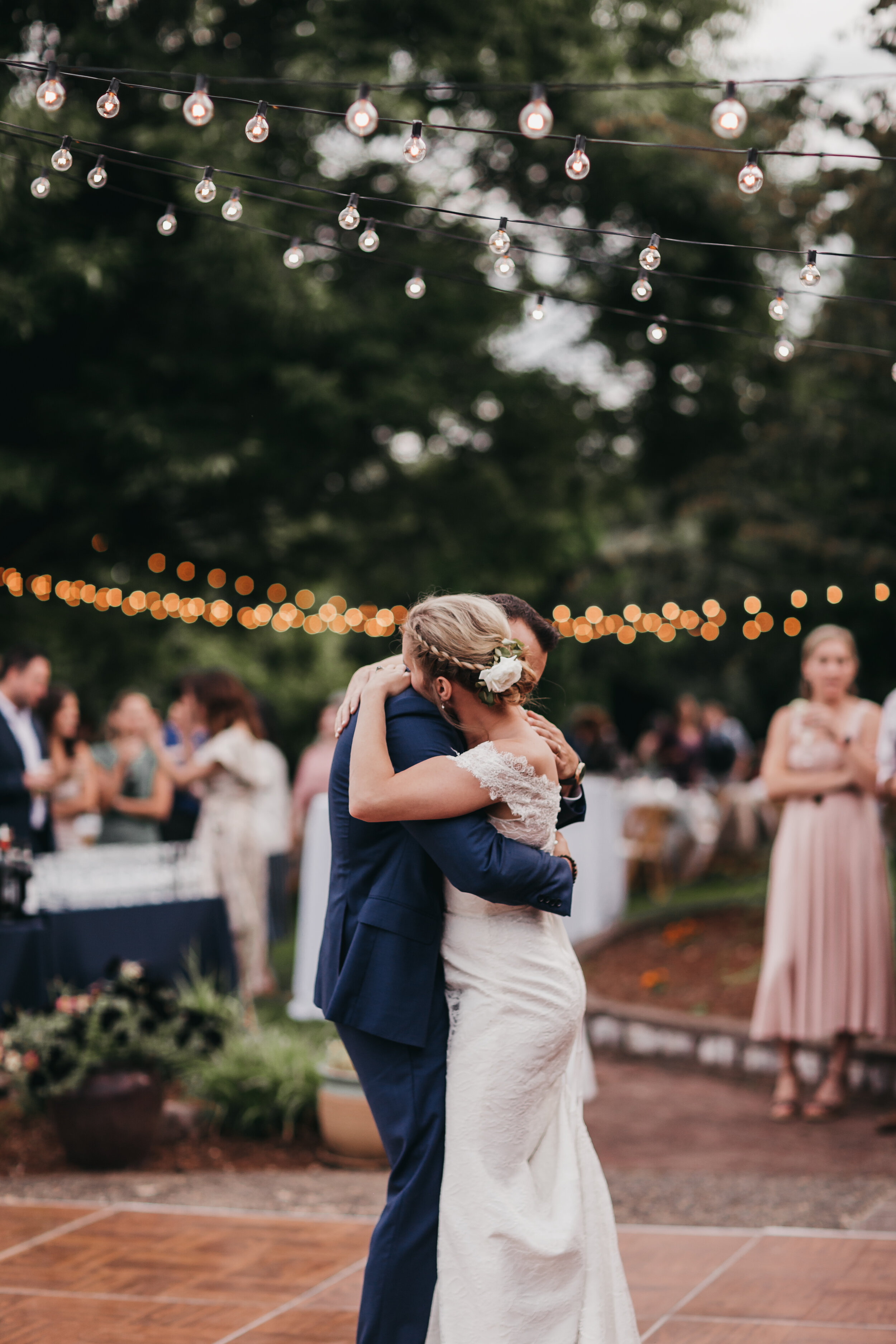 Michael + Christina's Backyard Oregon Wedding