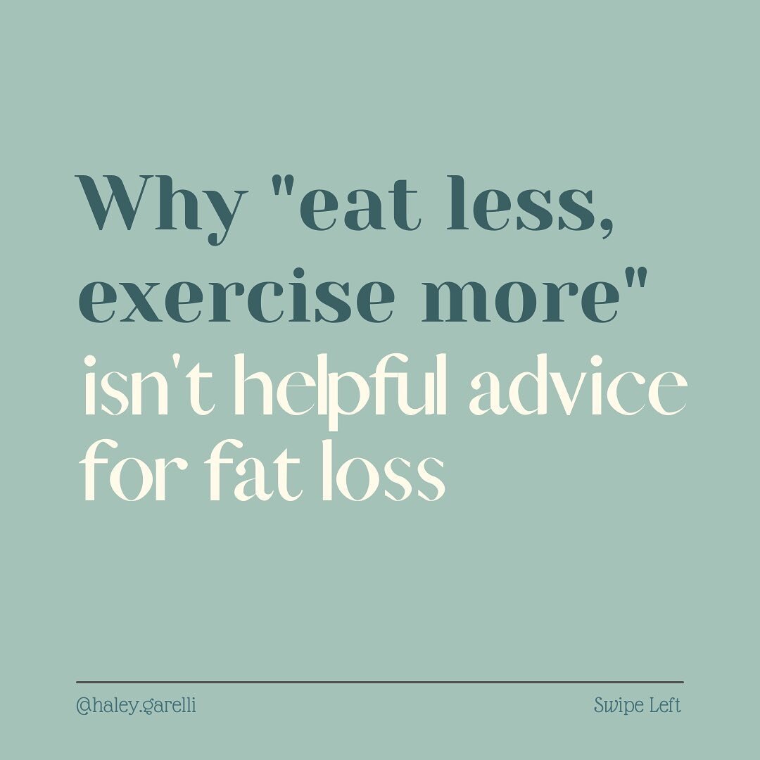 Calorie deficit, eat less, move more, right? That's how people lose weight, right? 

Mmmm, if our bodies were nothing more than a mathematical equation, you could say that adds up. However, there is so much more to the metabolic processes in your bod