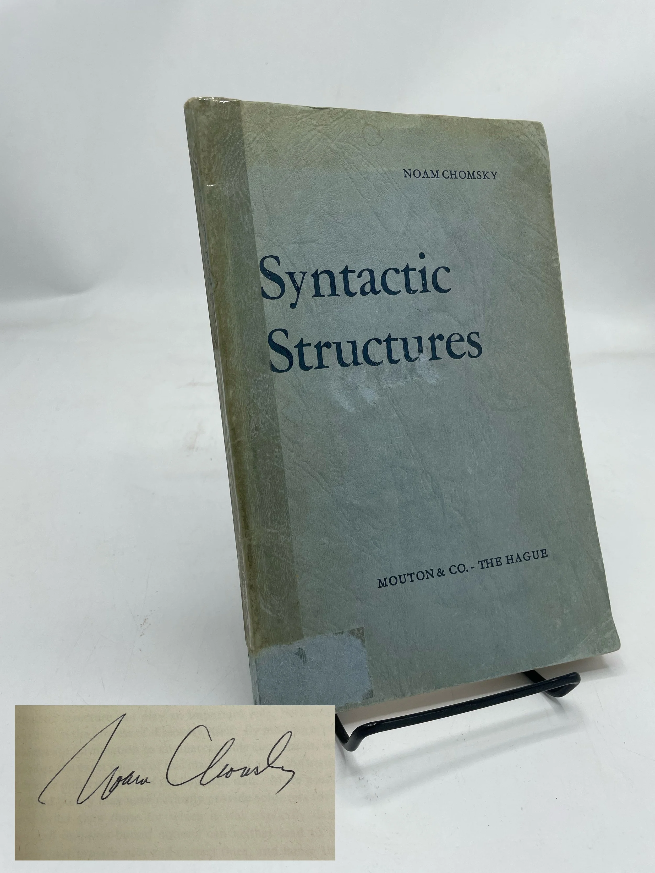 SIGNED Noam Chomsky - Syntactic Structures
