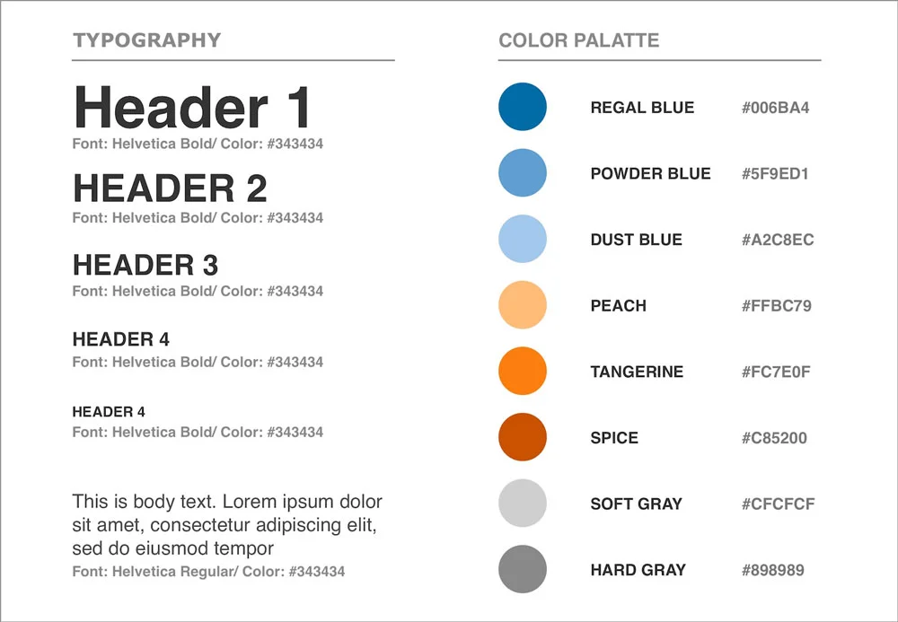 ACCESSIBILITY GUIDE: A high percentage of special needs students have accessibility requirements relating to color blindness. I found a color palette that was visible to the vast majority of color blindness varieties.