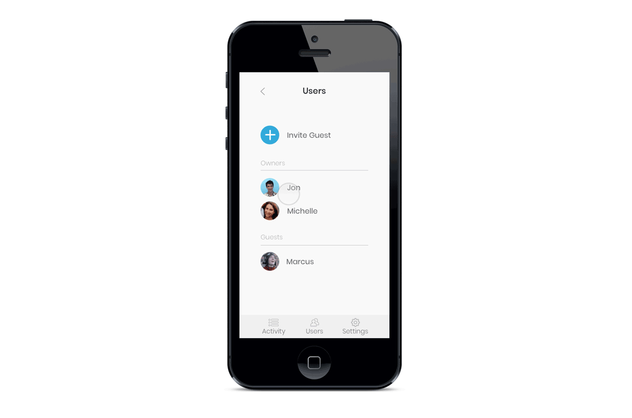 INTERACTIVE PROTOTYPE: I made an interactive prototype in Principle so I could conduct usability testing. 