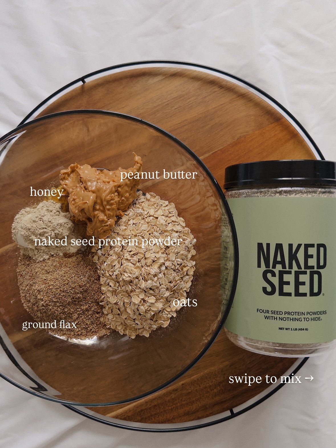 Easy peasy and delicious high protein @nakednutrition snack balls. Did you know that adequate protein intake is vital for overall health? With @nakednutrition Naked Seed protein powder you can trust that with just 4 seed ingredients all rich in antio