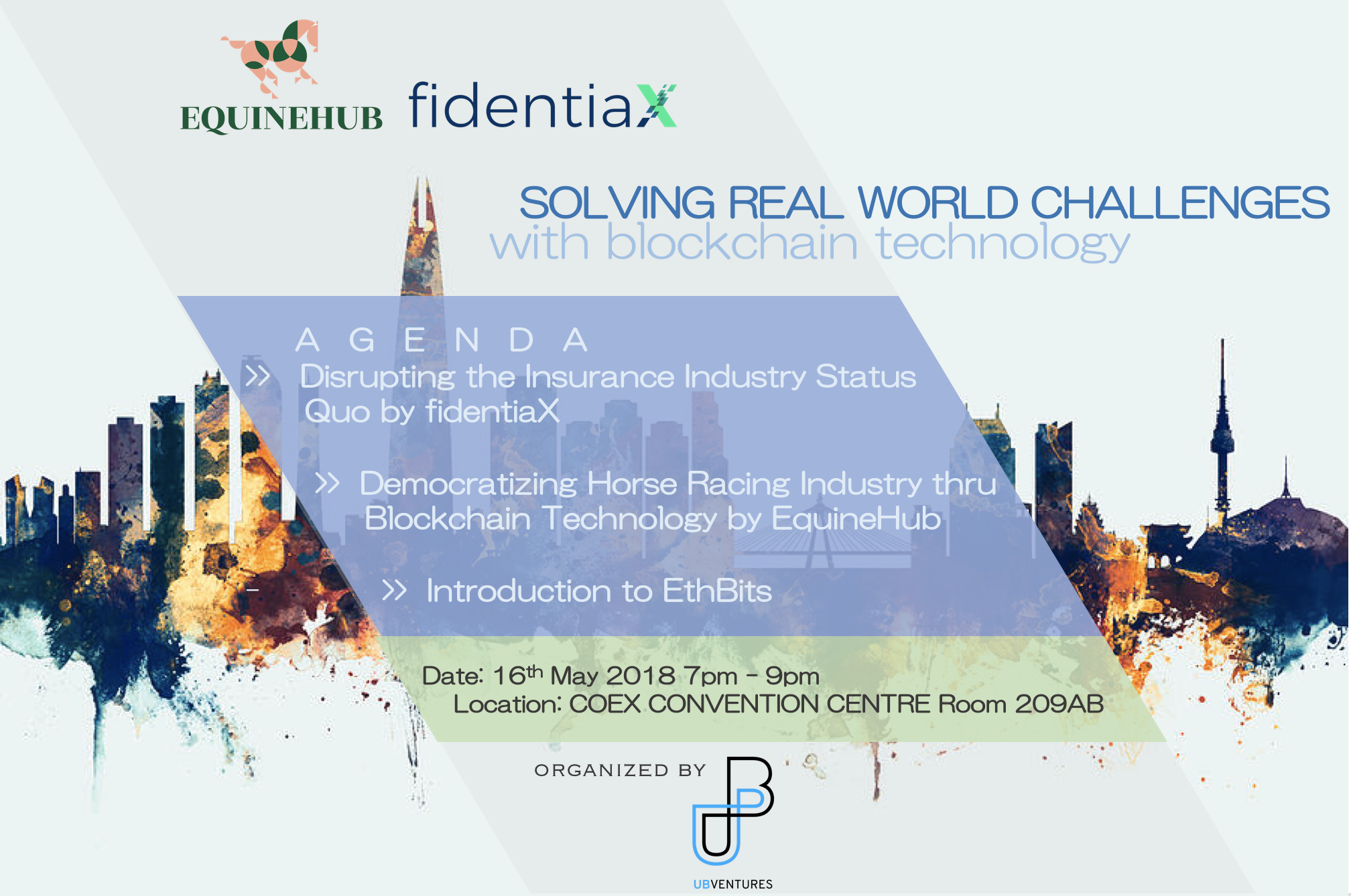 Solving Real World Challenges with Blockchain Technology Seoul Event