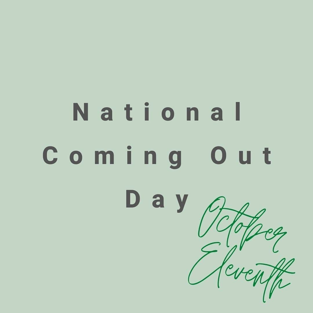 TODAY we celebrate #nationalcomingoutday ❤️🧡💛💙💚💜