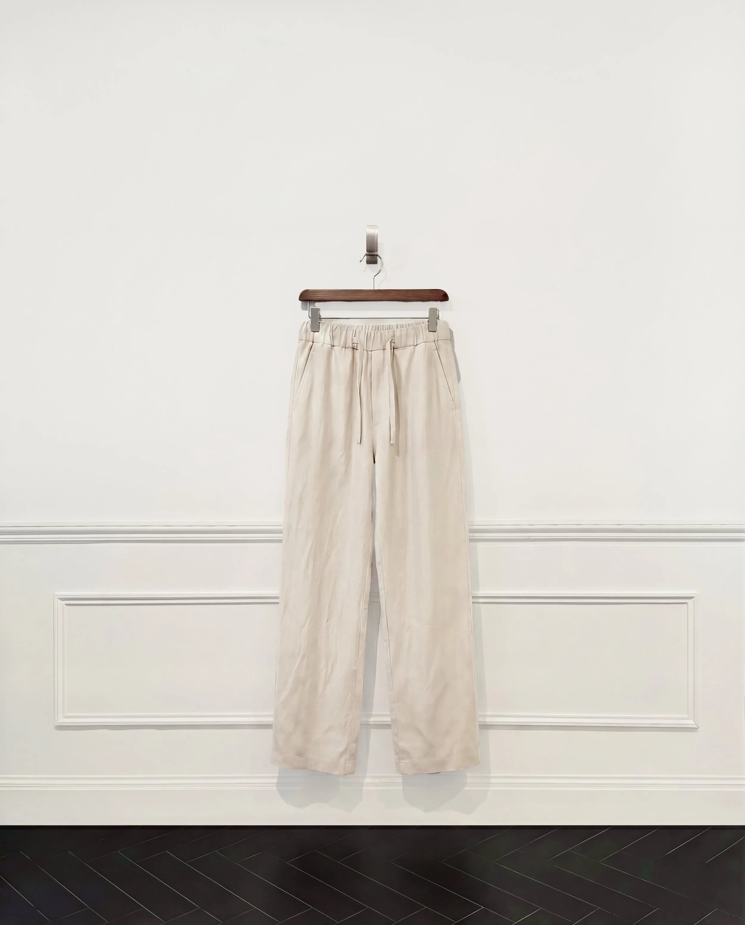 Judo pants en lin blanc