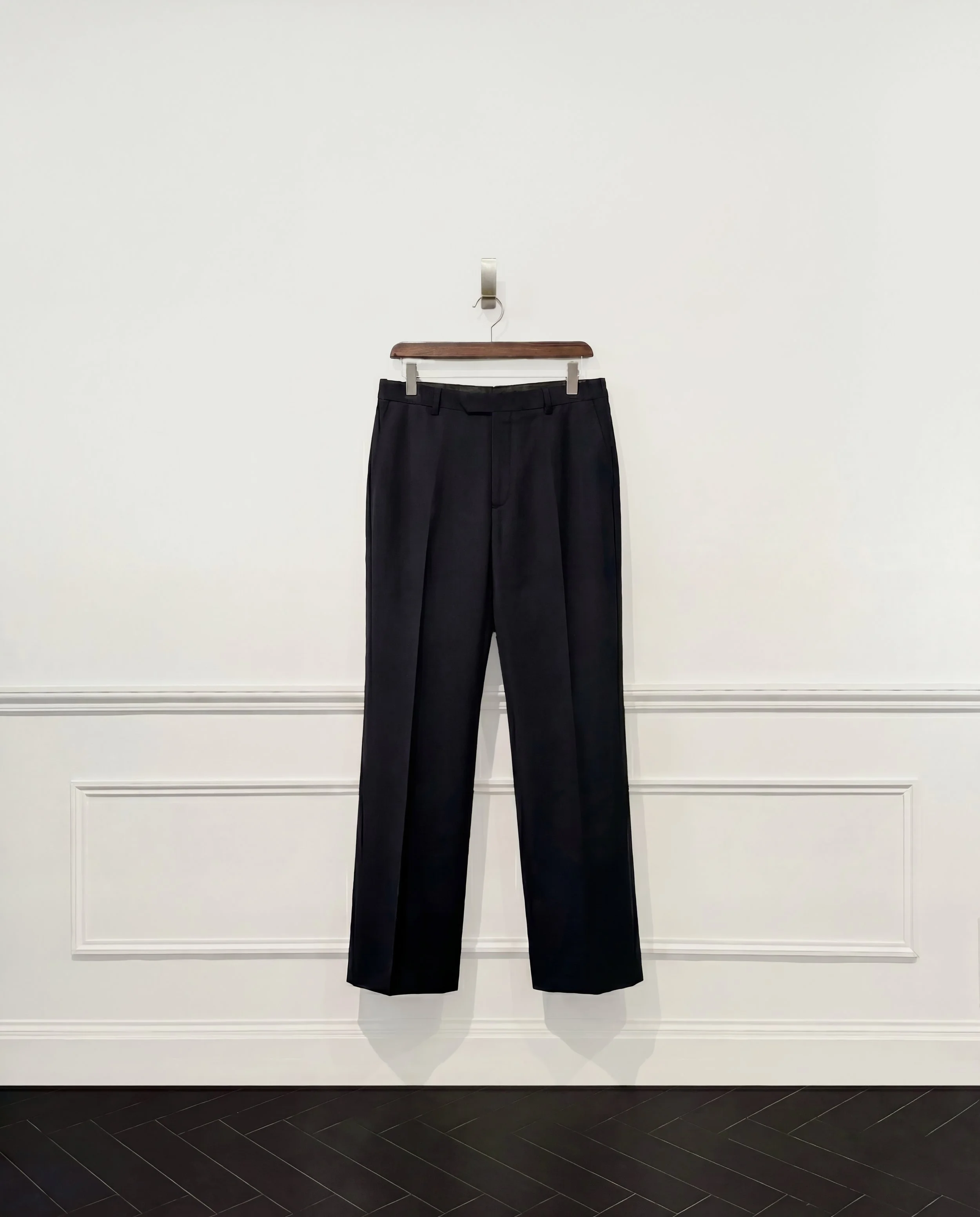 Pantalon en laine noir