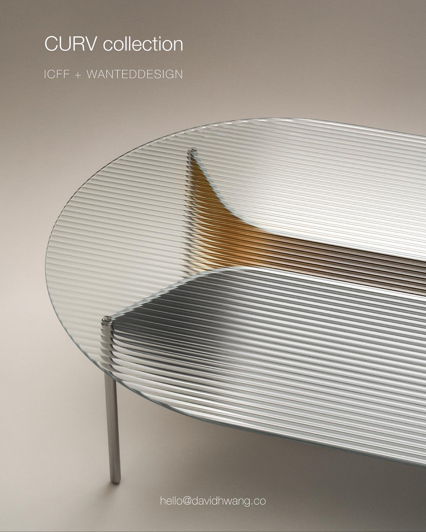 Excited to share that this Sunday, I will be talking about my CURV collection at the main stage during the ICFF + WantedDesign Talks! Come by!
-
ICFF + WantedDesign, Javits Center
Booth W62
May 21-23