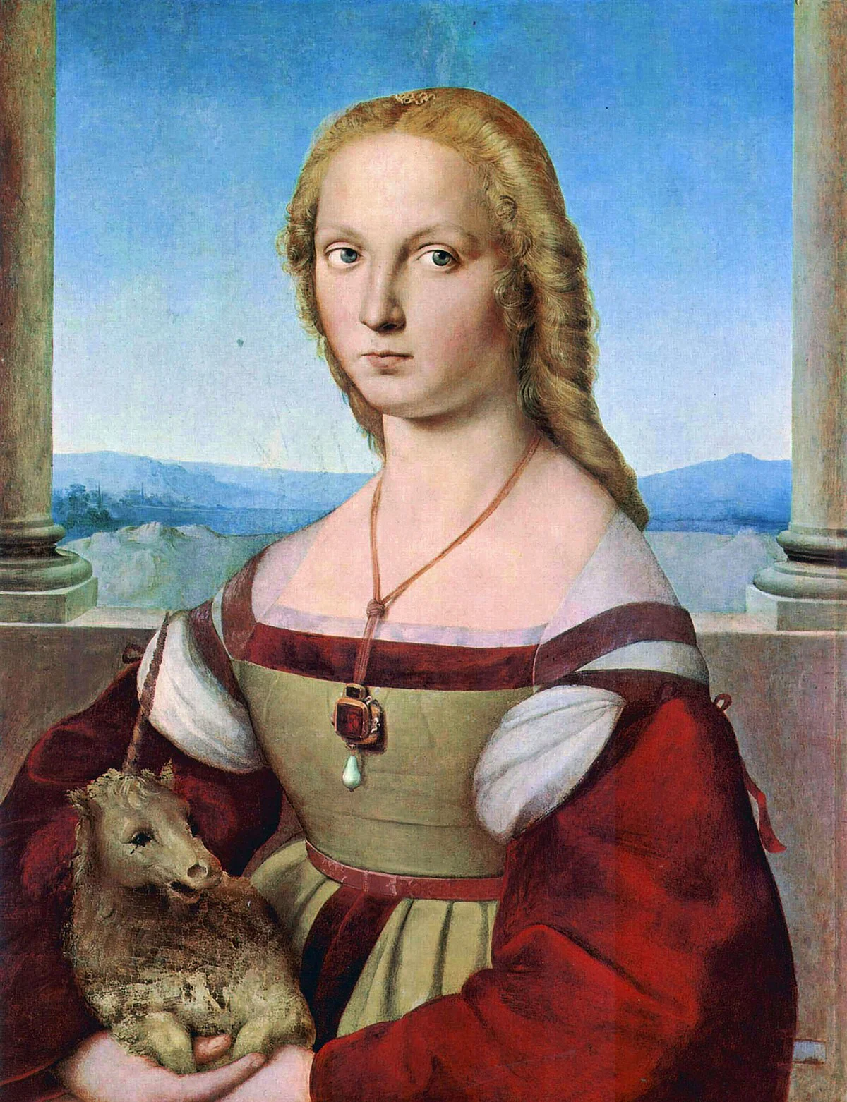 Raphael, Portrait of Young Woman with Unicorn (c. 1505-1506)