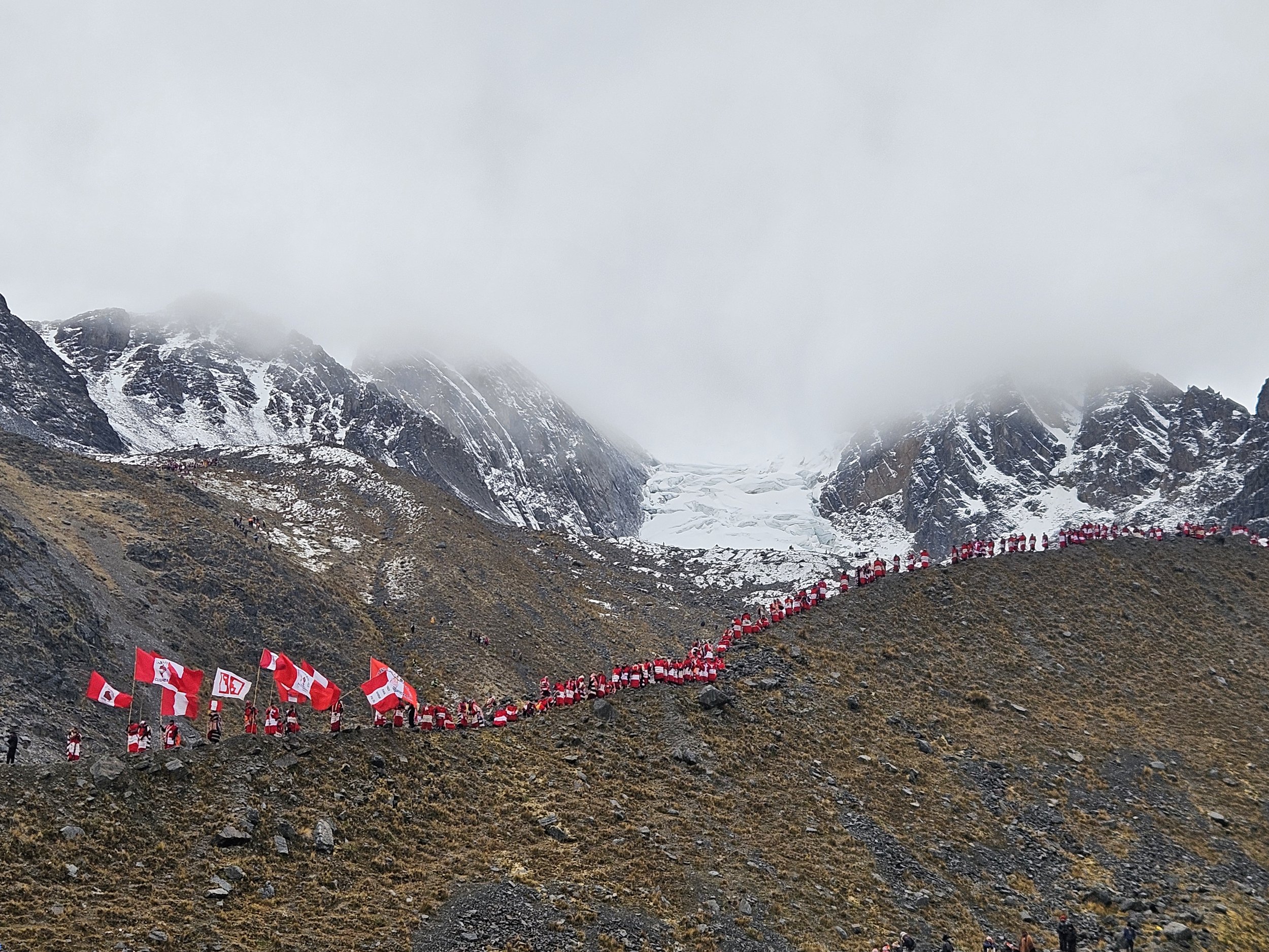 Om Señor de Quyllur Rit'i in Peru tegemoet te gaan