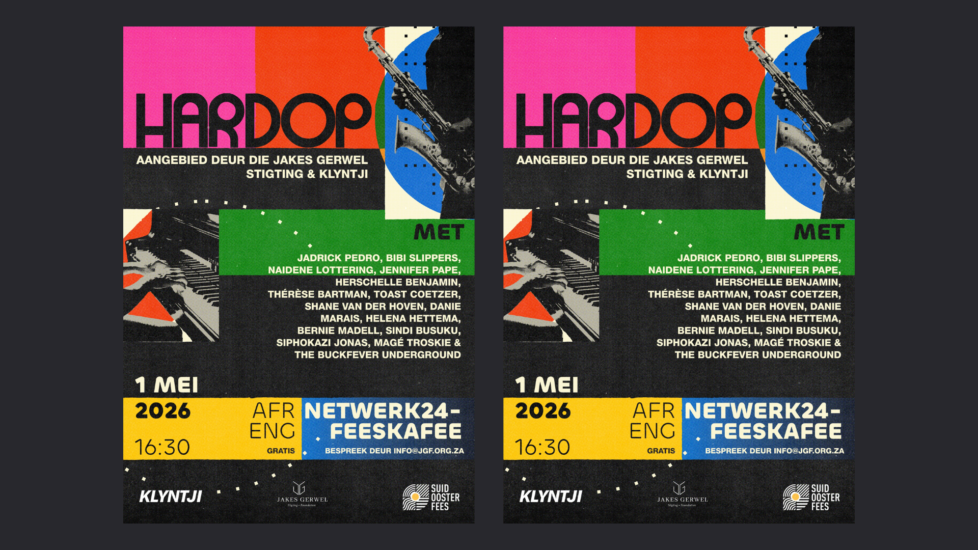 Bespreek jou gratis kaartjie vir Hardop by Suidoosterfees