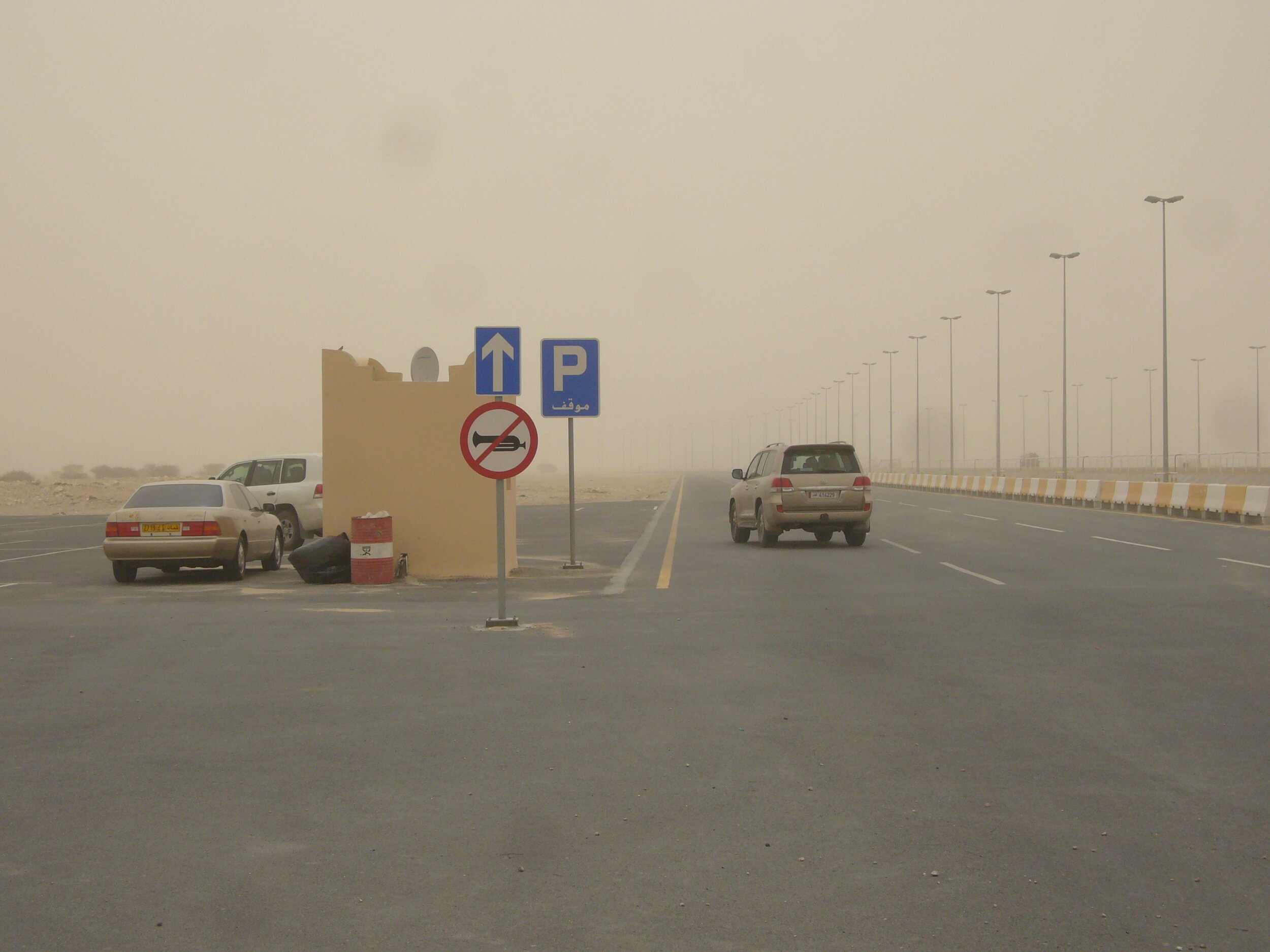 No honking allowed: Al Shanahiya Camel Race Track, Qatar