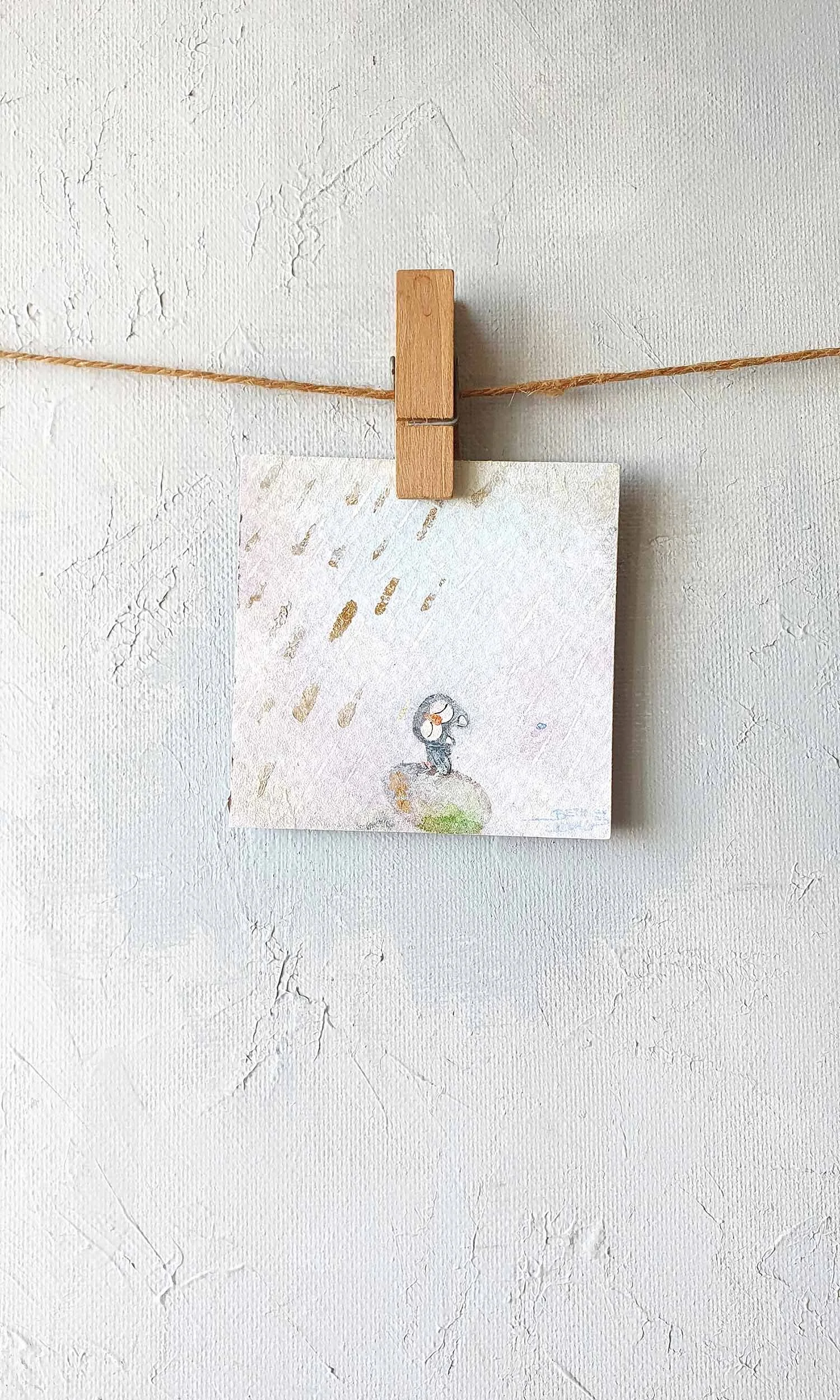 gold foil rain and owl.jpg