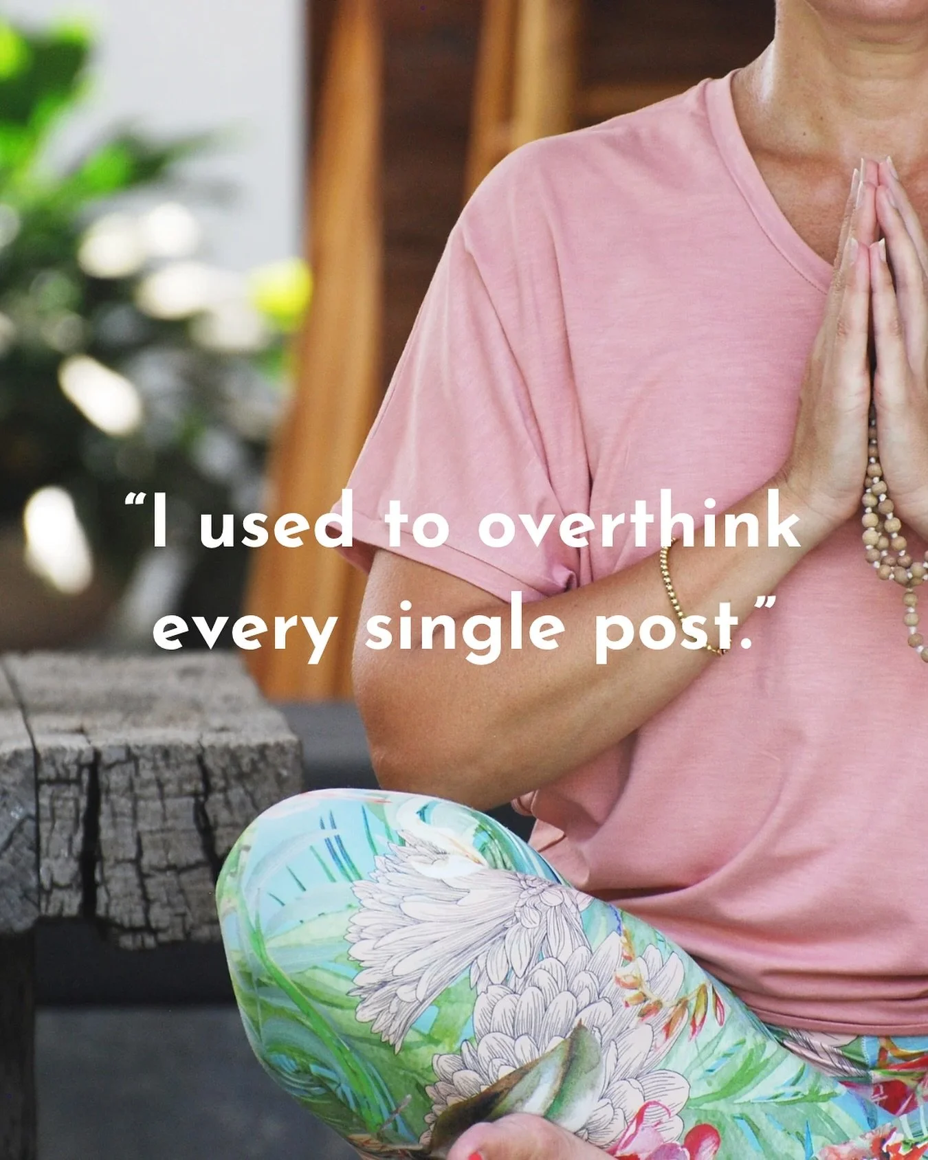 I used to spend at least 45 minutes writing one post – no lie!
I’d rewrite the hook 10 times.
Delete and change the CTA.
Worry if I was “too much.”
Wonder if I should just post a quote instead.
Because honestly?
I was scared t