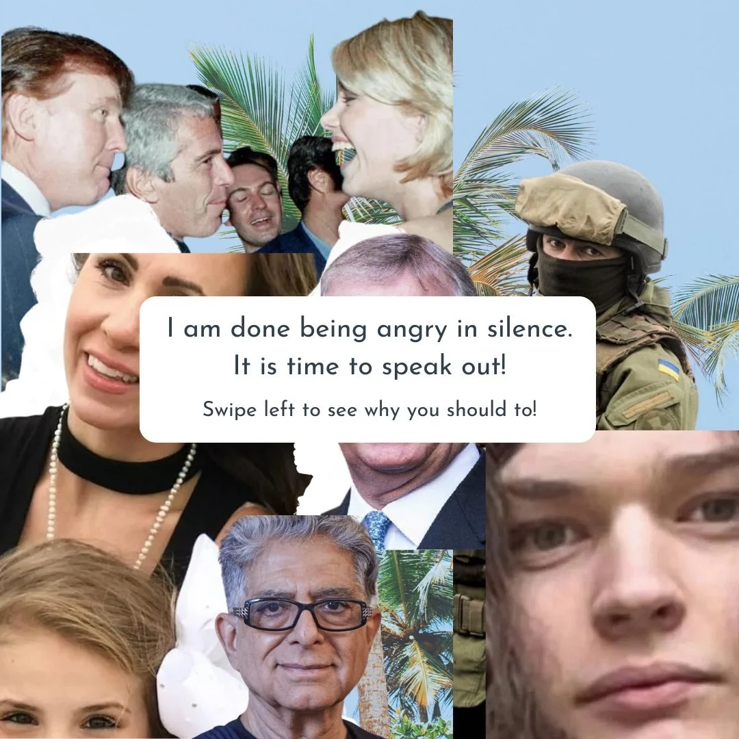 I don&rsquo;t know about you - but I am SO DONE! 

I&rsquo;m done watching the world fall apart while the women who are meant to help&hellip; stay quiet.

And I know why you stay quiet - because it kept me quite for WAY TOO LONG! 

You tell yourself: