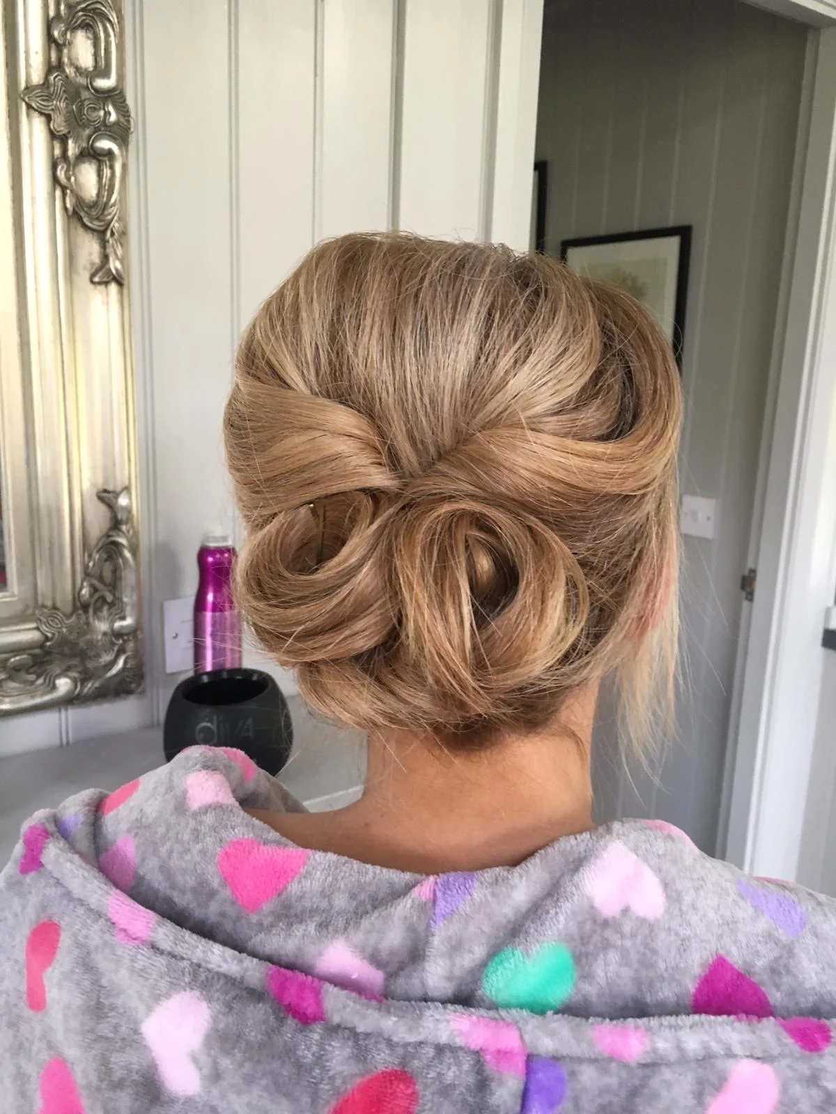 Bridal hair at The Broadoaks