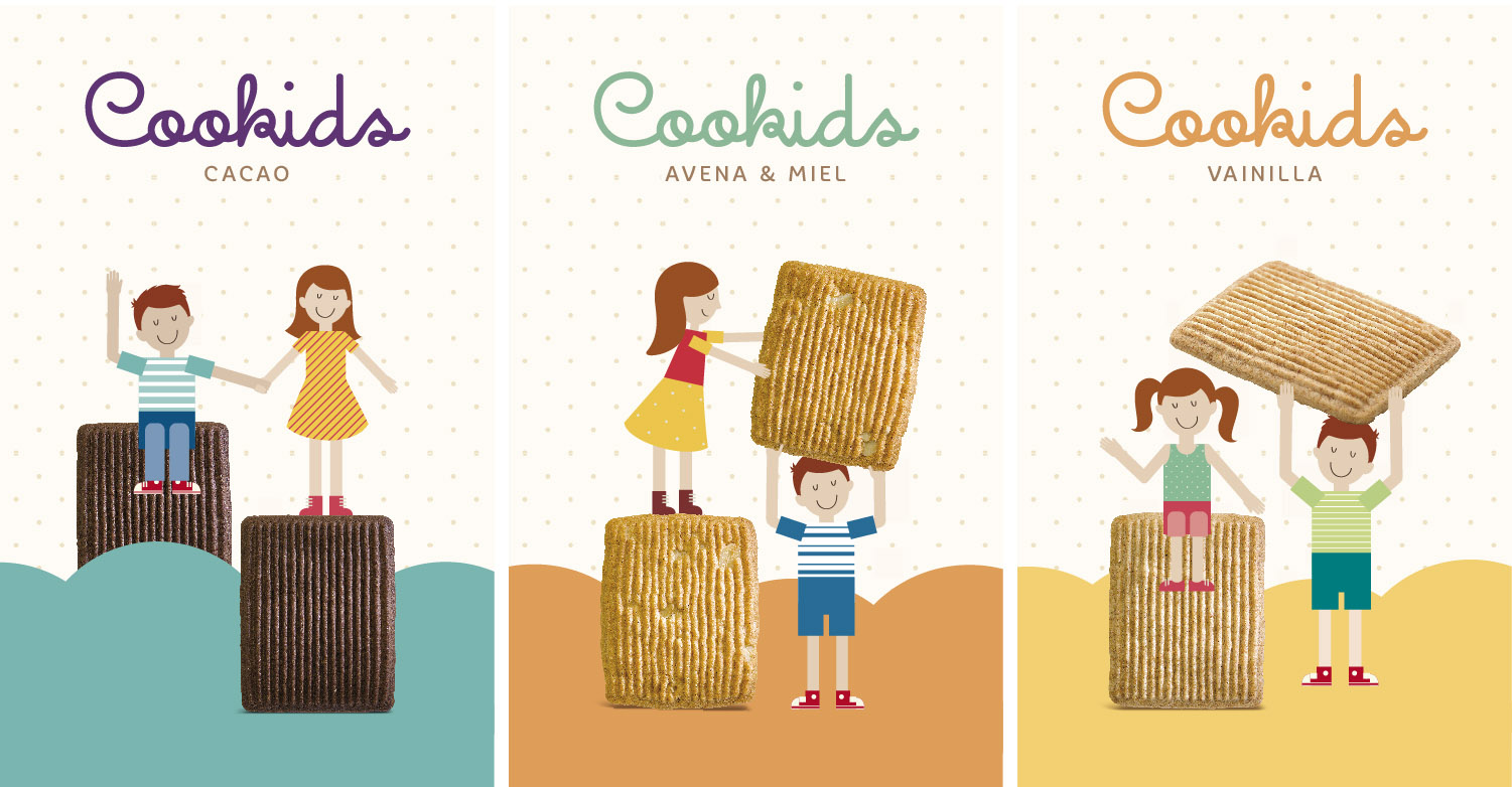 Branding and Illustrations for Cookids 
