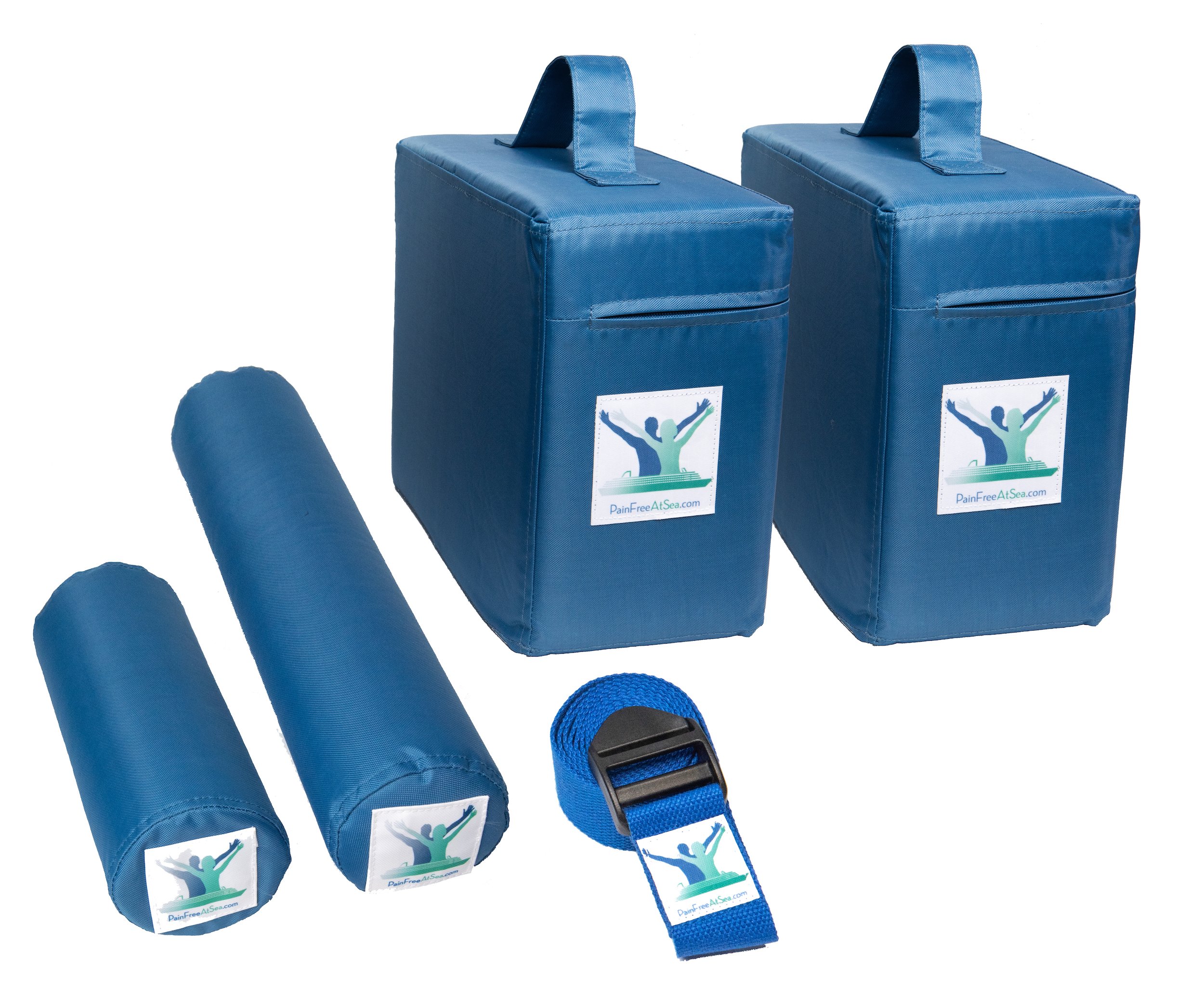 Essential Foam Kit (Includes 2 Small Blocks, Long & Short Rolls and Blue Belt/Strap)