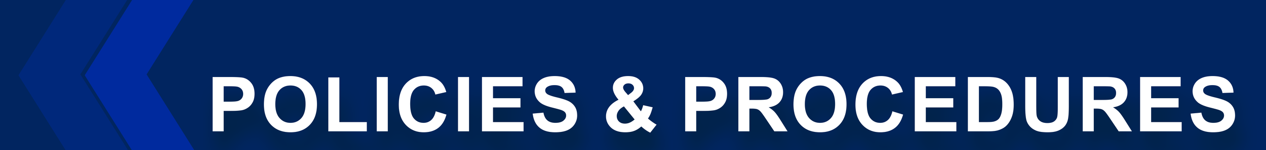 Policies & Procedures page banner